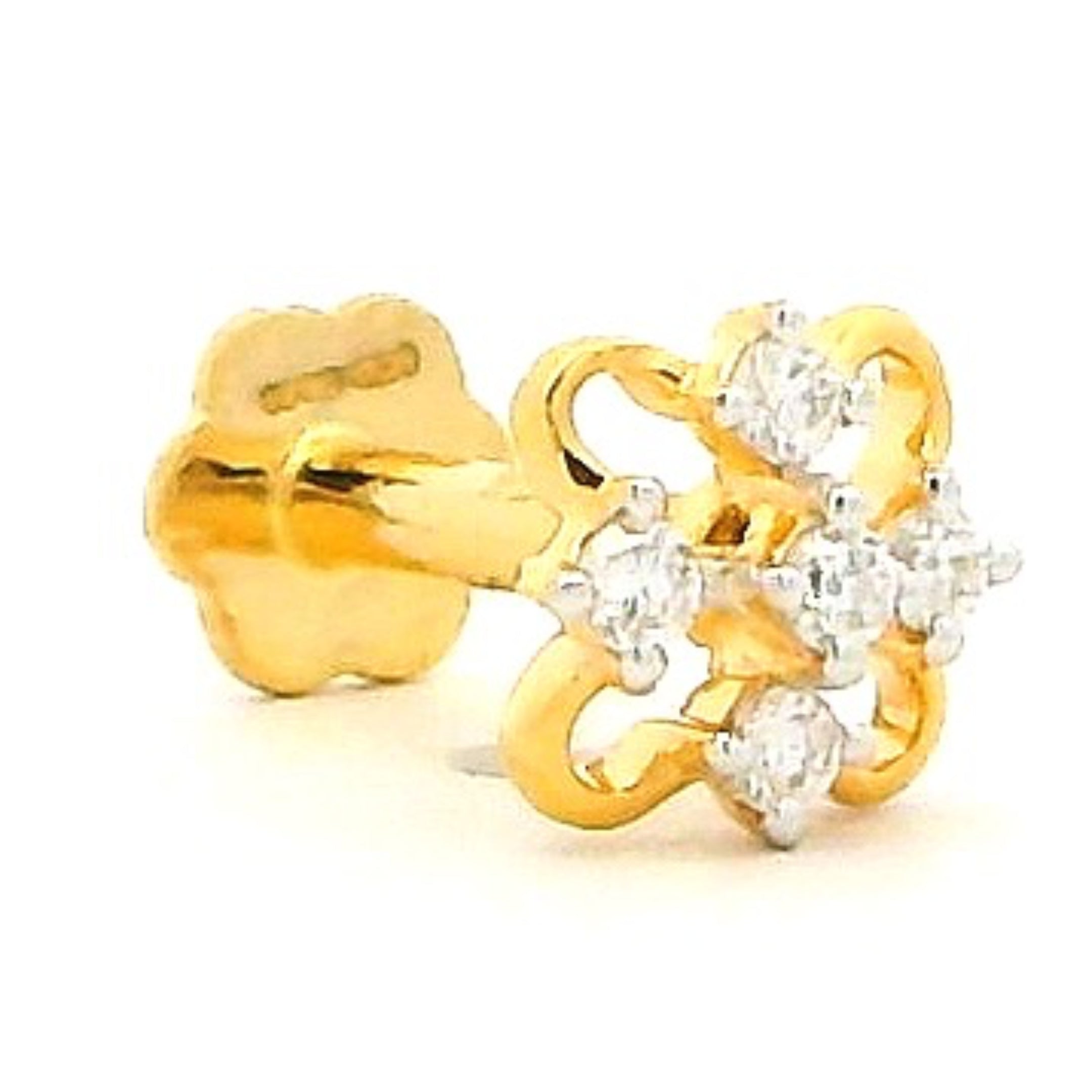 18K Lab Grown Diamond Nose Pin