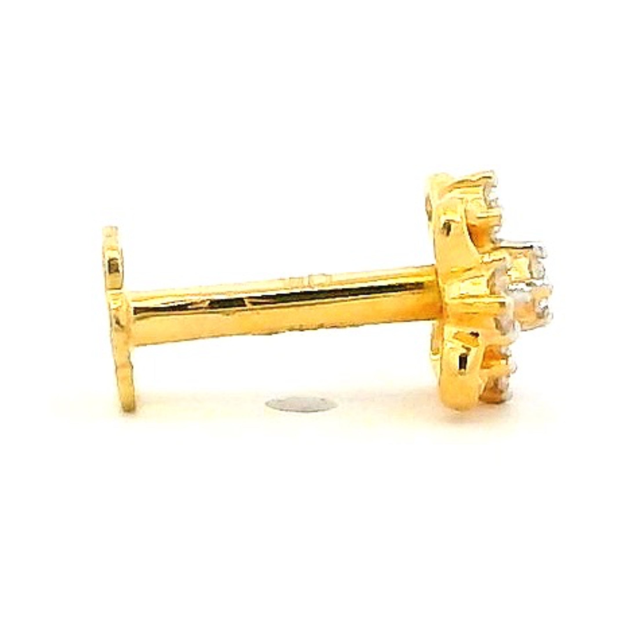 18K Lab Grown Diamond Nose Pin