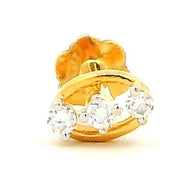 18K Lab Grown Diamond Nose Pin