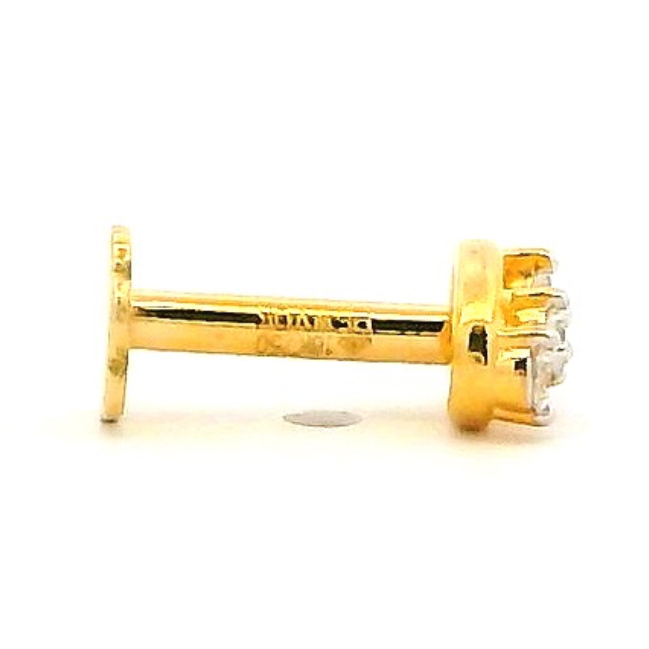 18K Lab Grown Diamond Nose Pin