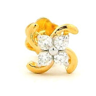 18K Lab Grown Diamond Nose Pin