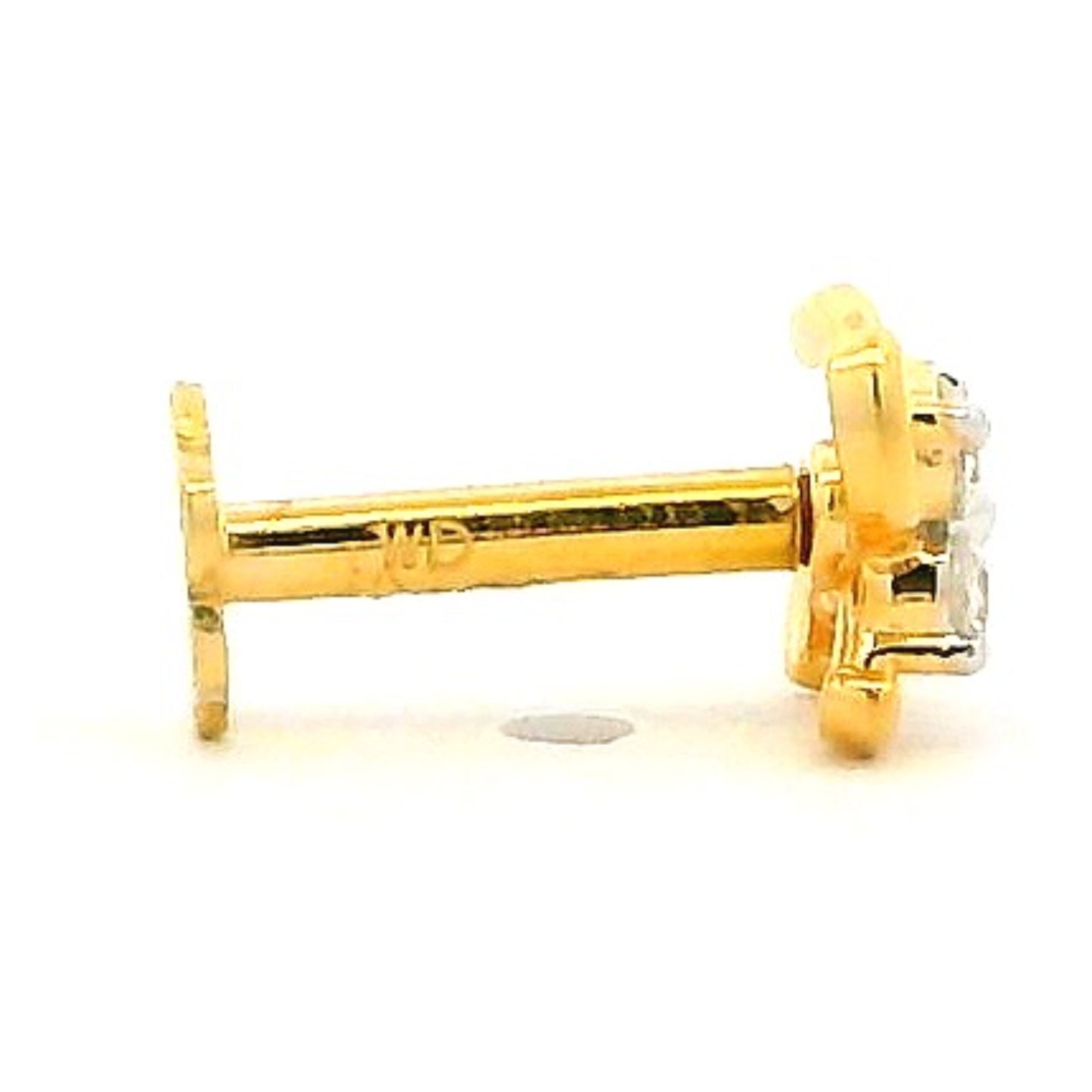 18K Lab Grown Diamond Nose Pin