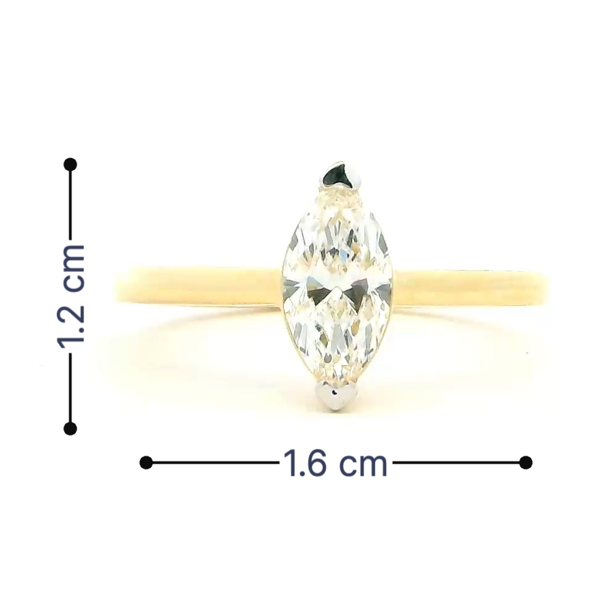 9K Lab Grown Diamond Ring
