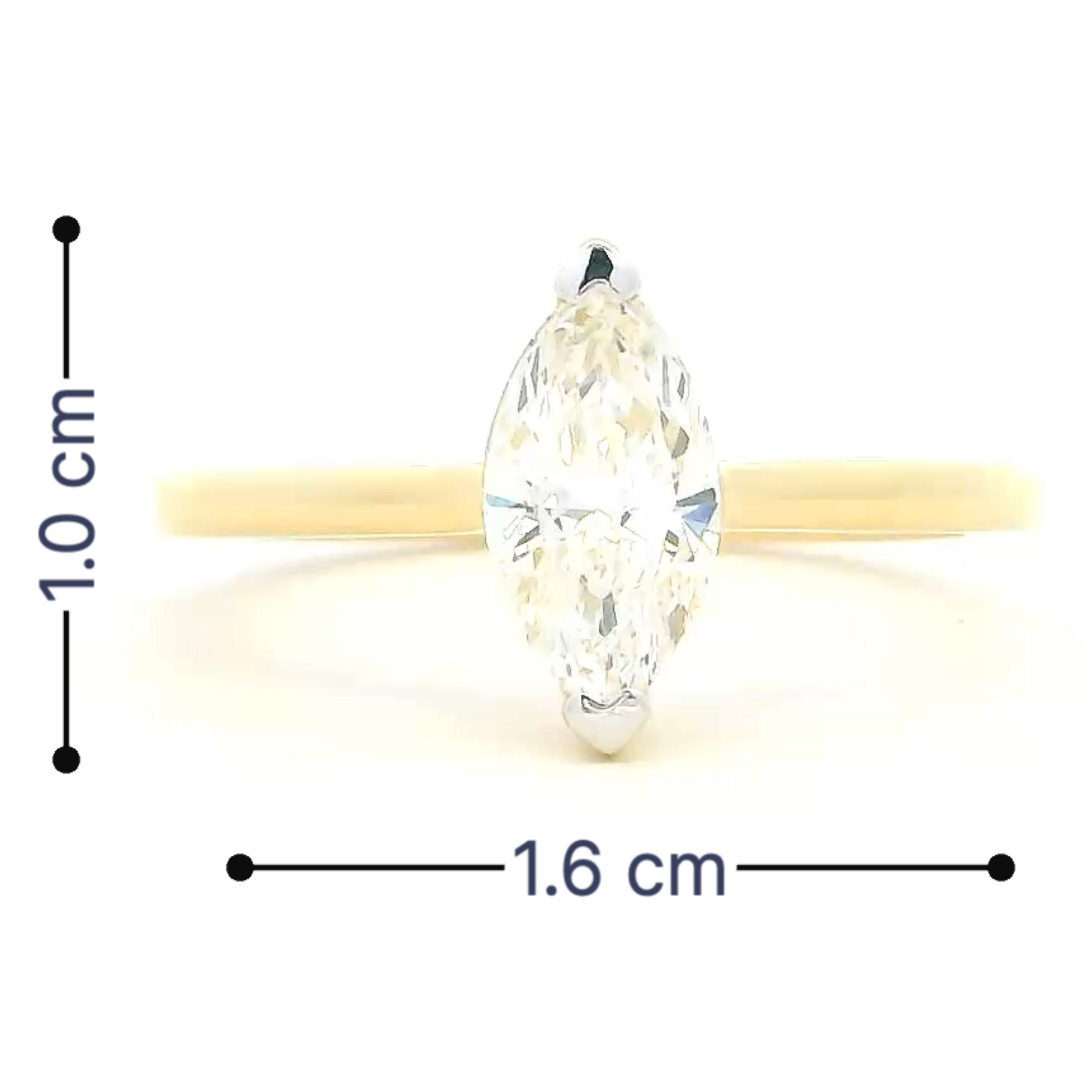 9K Lab Grown Diamond Ring