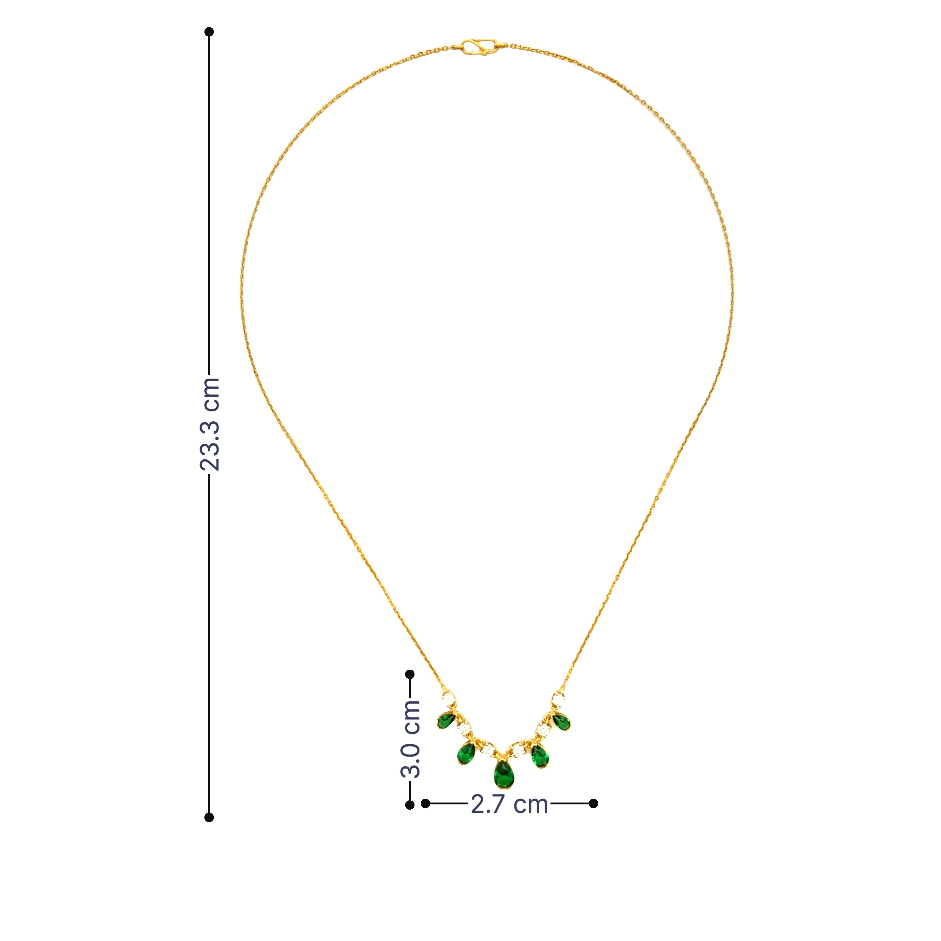 9K Lab Grown Diamond Necklace