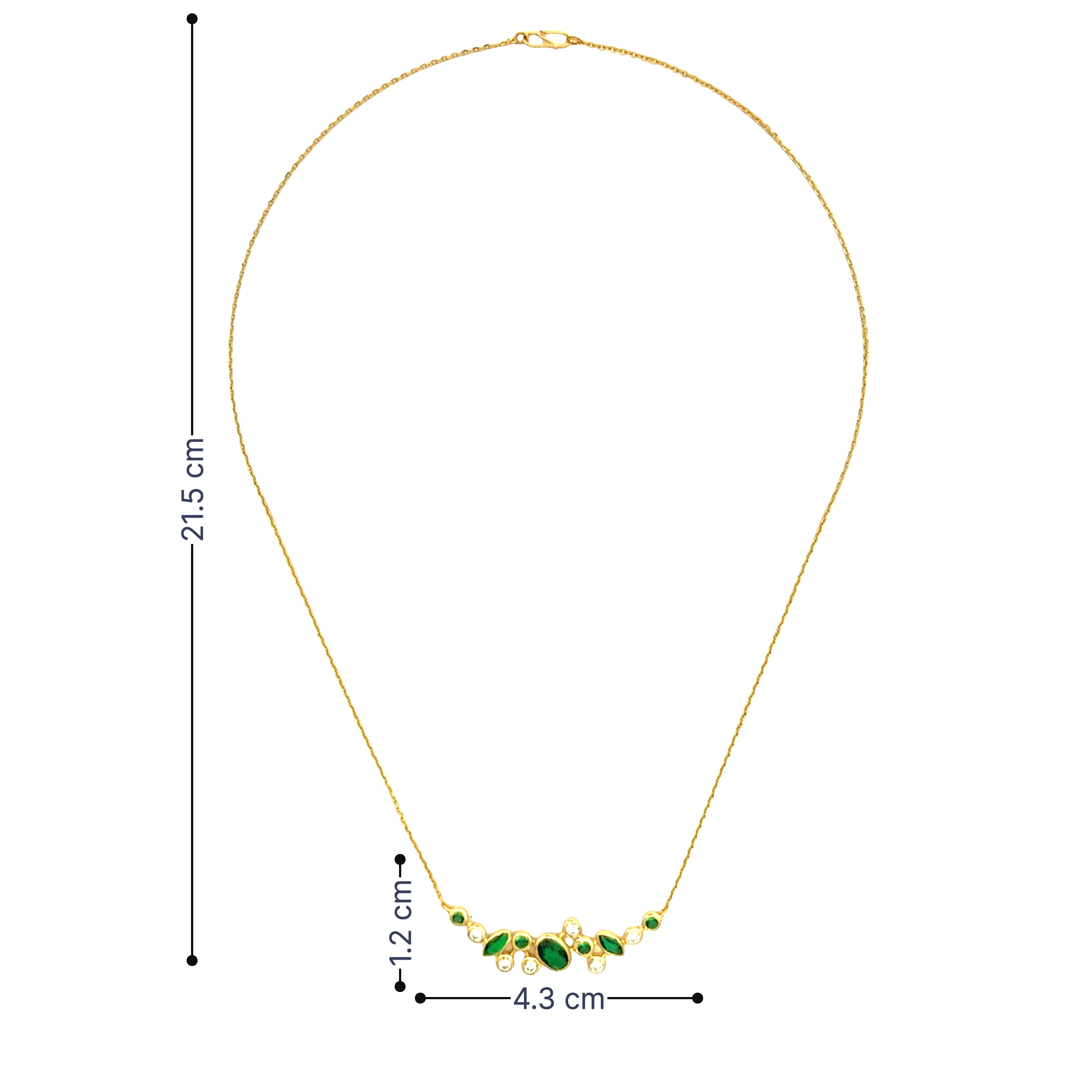 9K Lab Grown Diamond Necklace