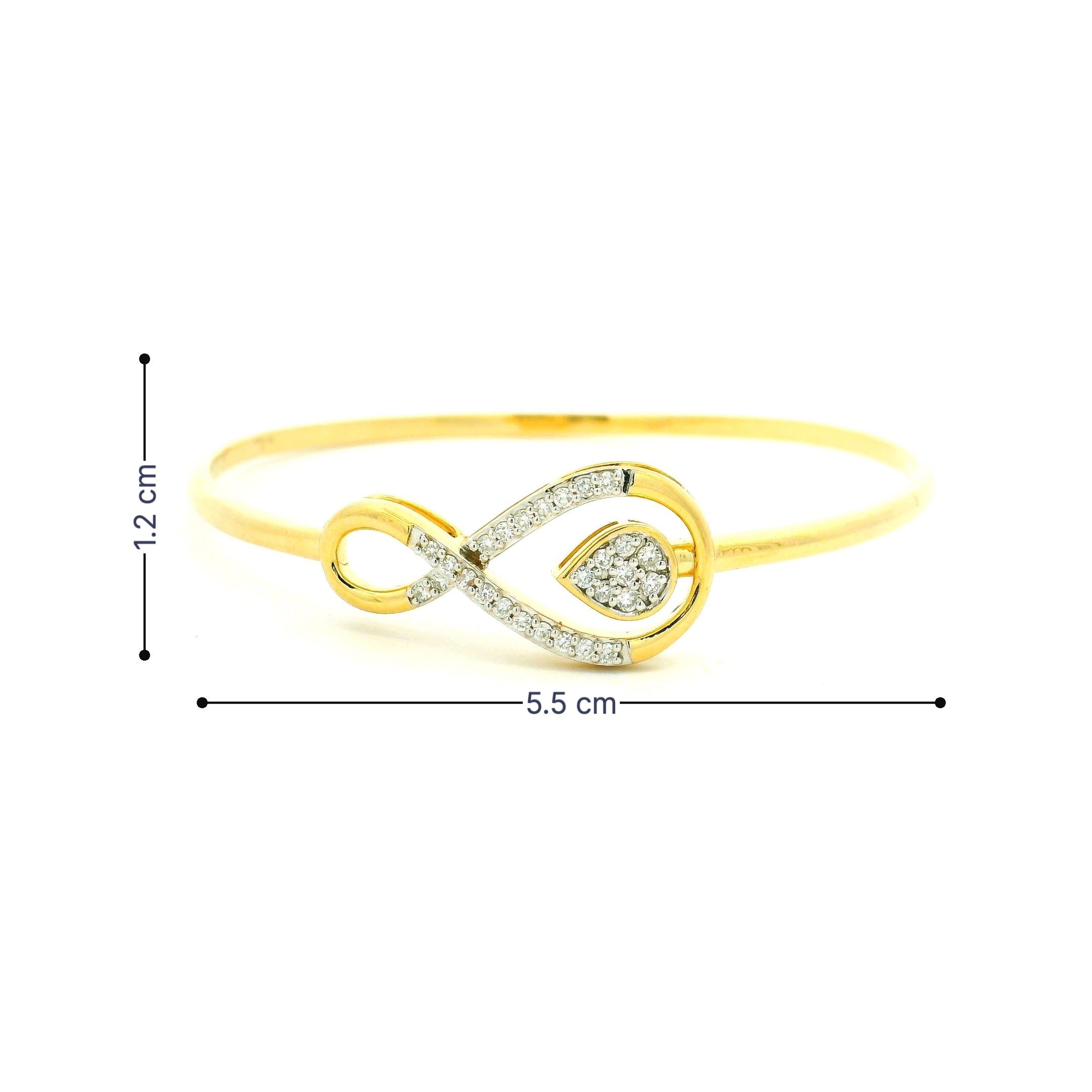 9K Lab Grown Diamond Bracelet