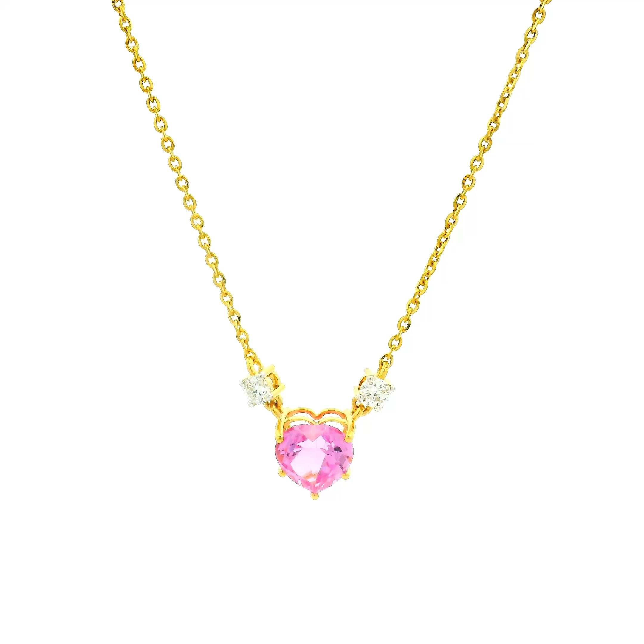 9K Lab Grown Diamond Necklace