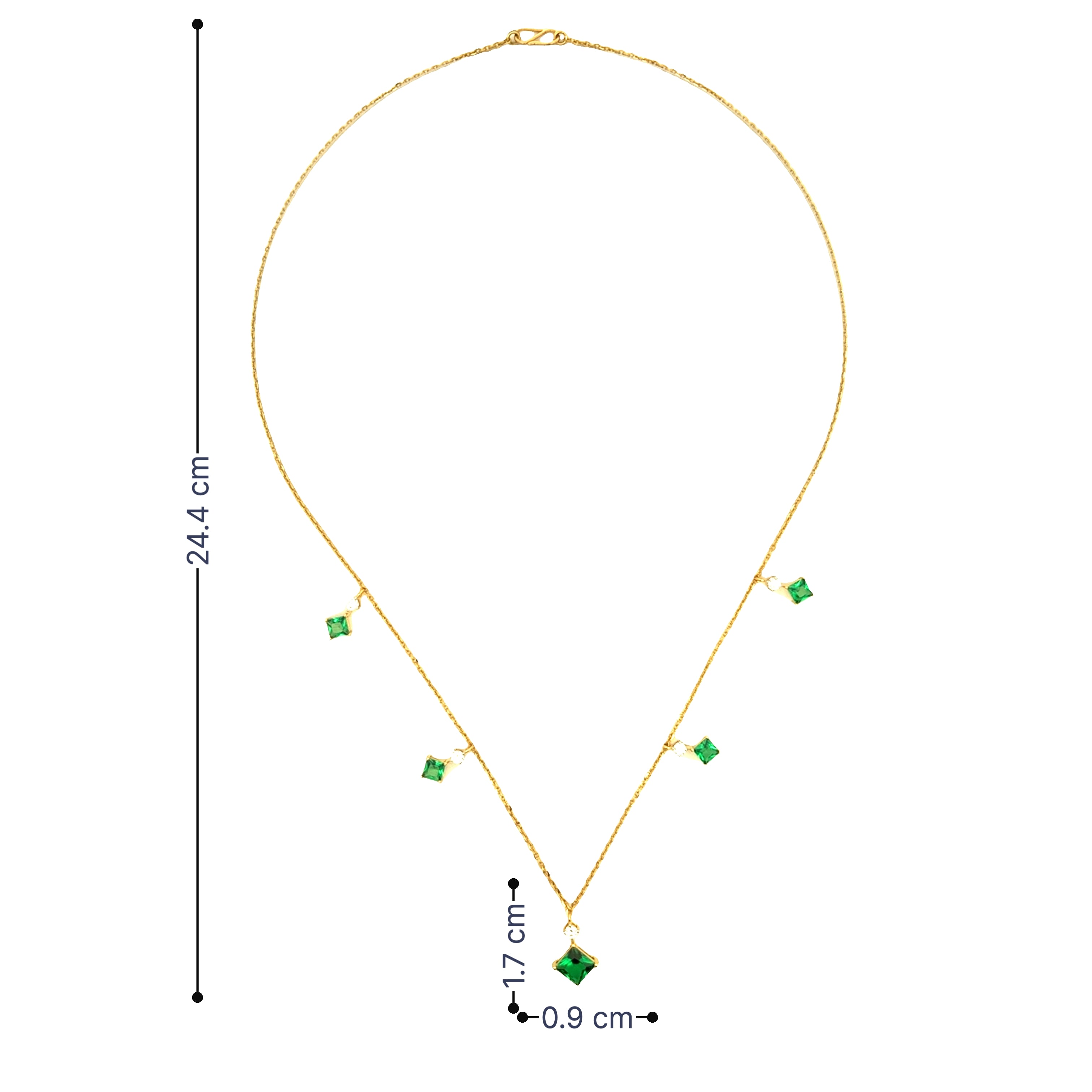 9K Lab Grown Diamond Necklace