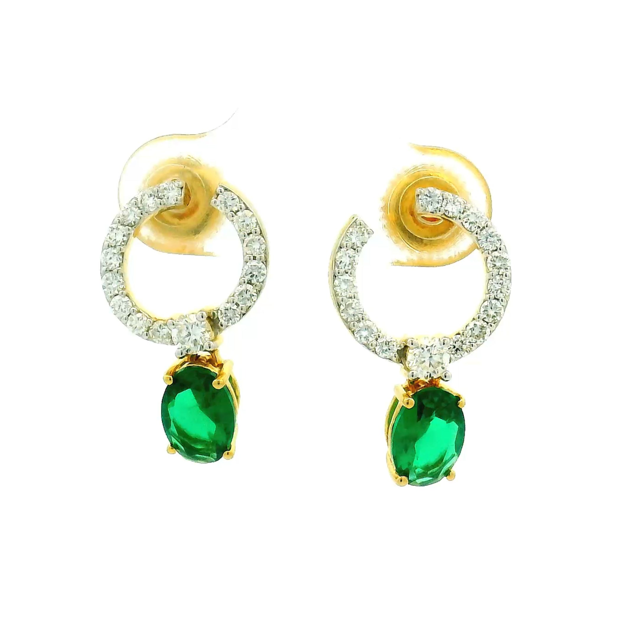 9K Lab Grown Diamond Earrings