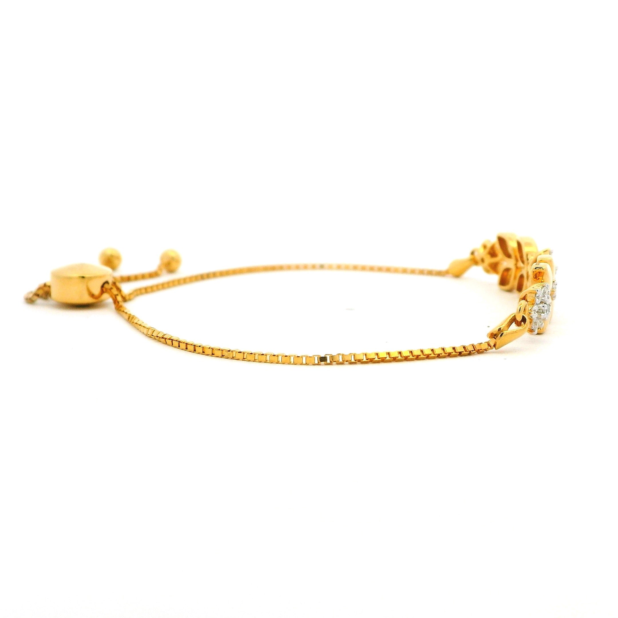 14K Lab Grown Diamond Bracelet
