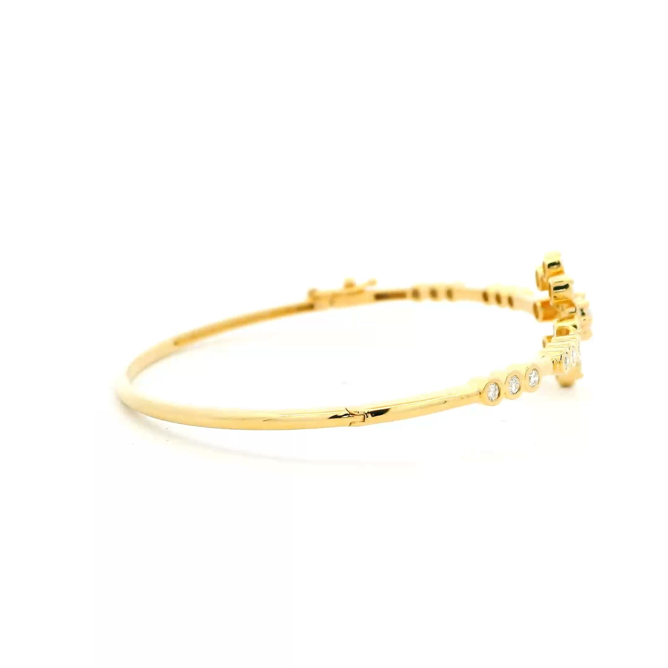 14K Lab Grown Diamond Bracelet