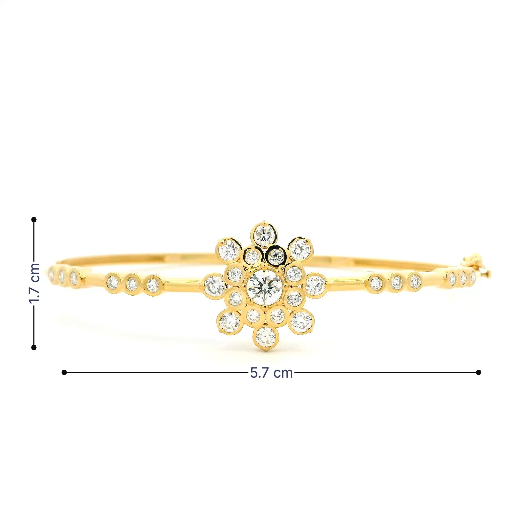 14K Lab Grown Diamond Bracelet