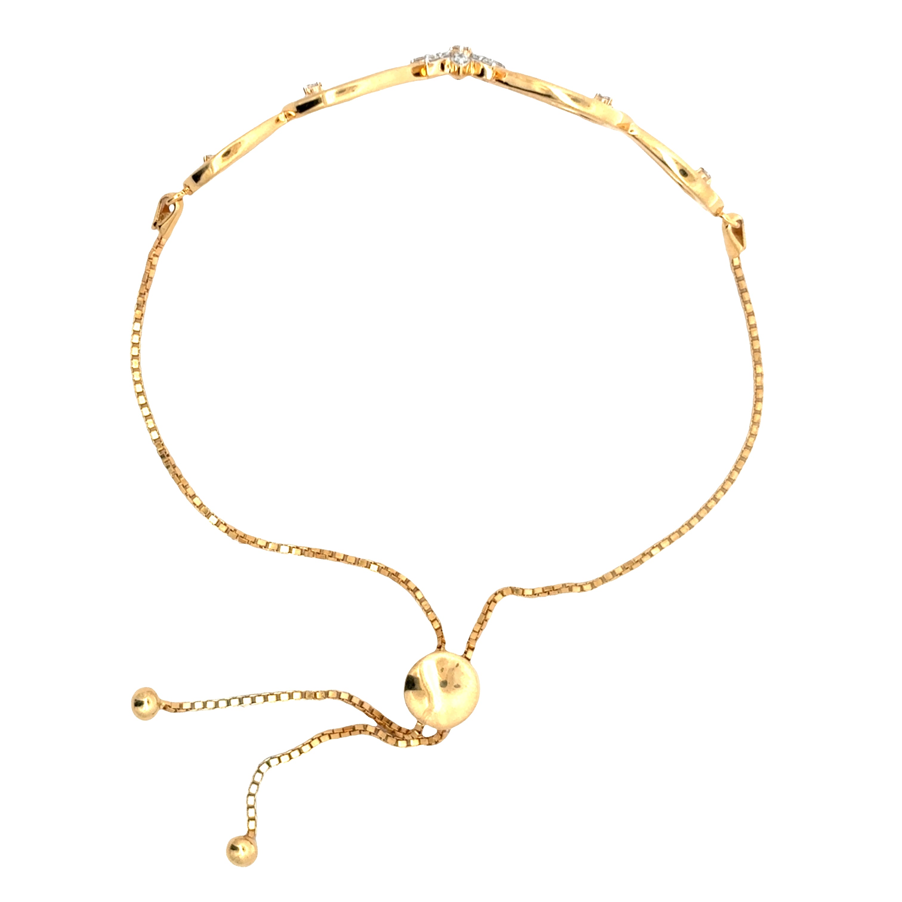 14K Lab Grown Diamond Bracelet