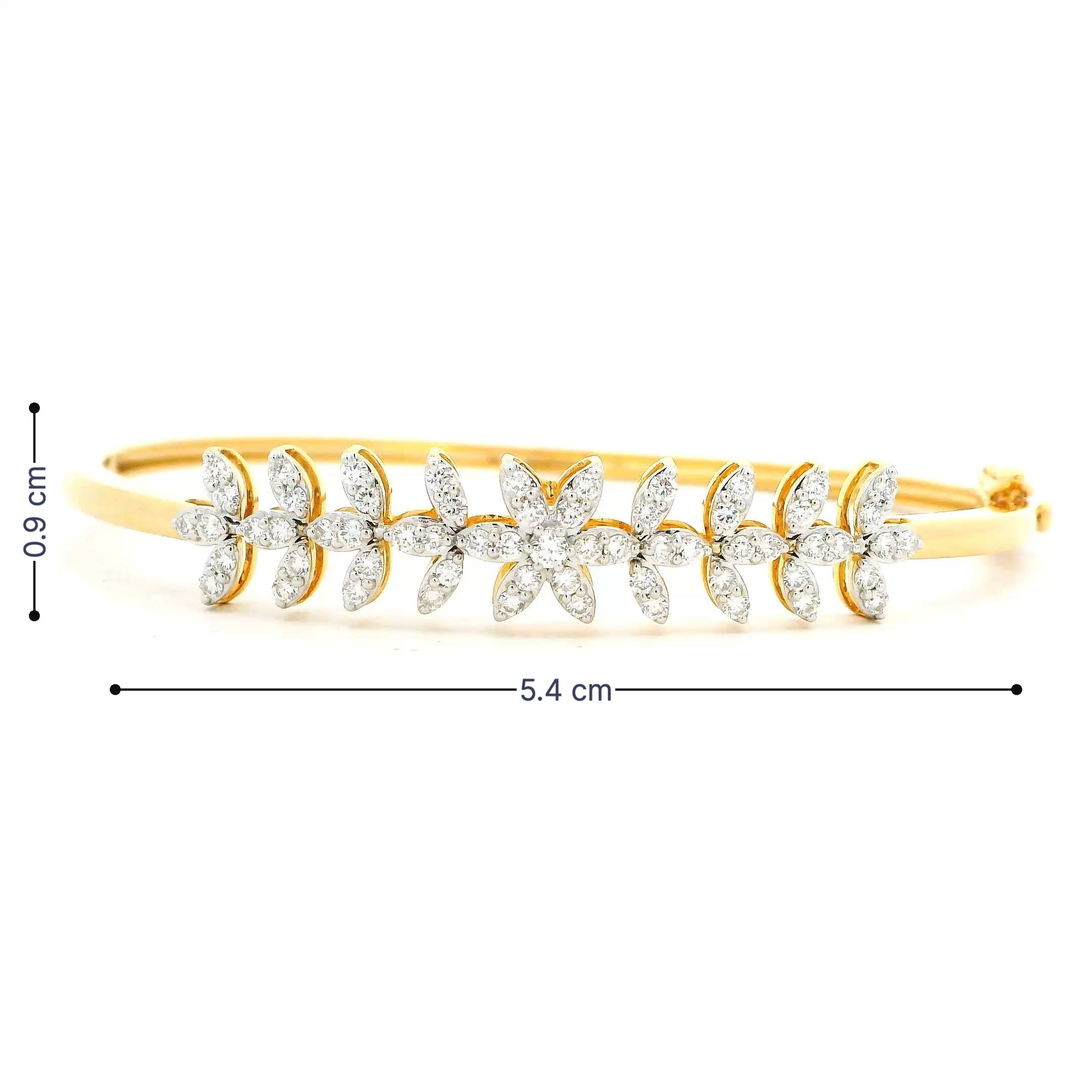 9K Lab Grown Diamond Bracelet
