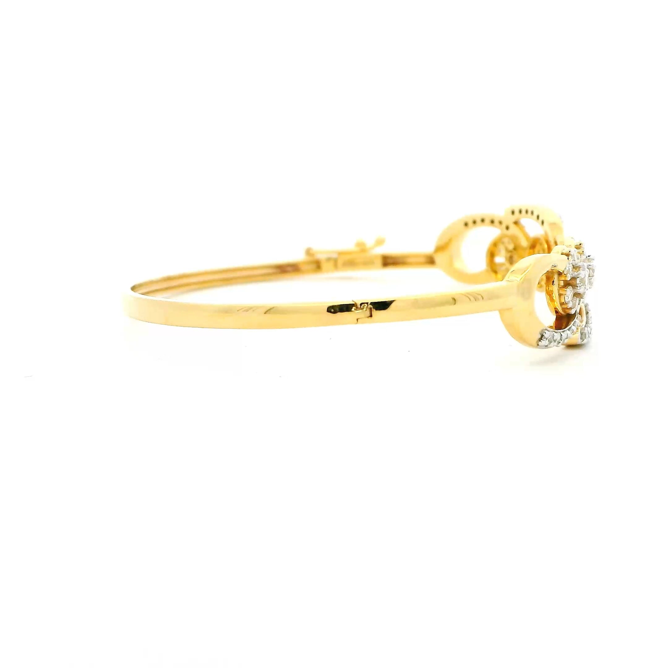 9K Lab Grown Diamond Bracelet