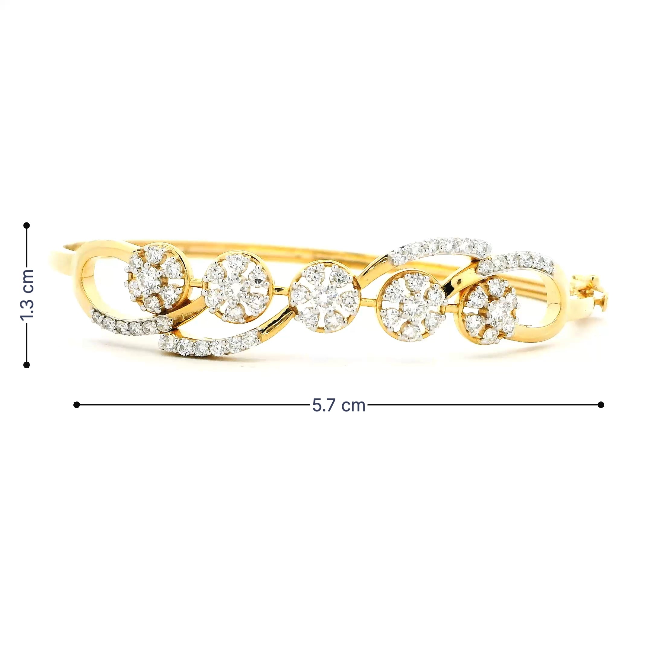 9K Lab Grown Diamond Bracelet