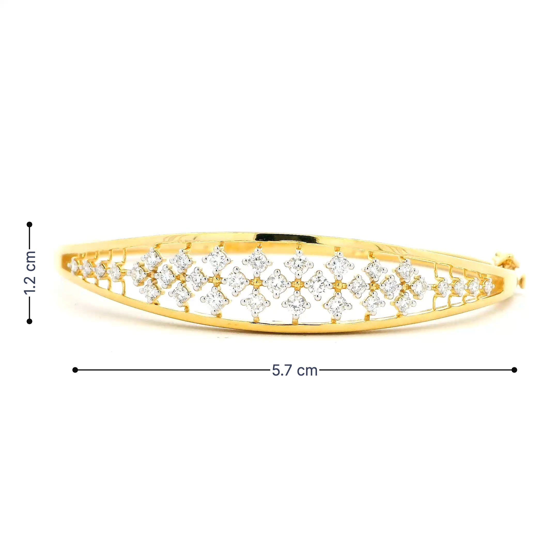 9K Lab Grown Diamond Bracelet
