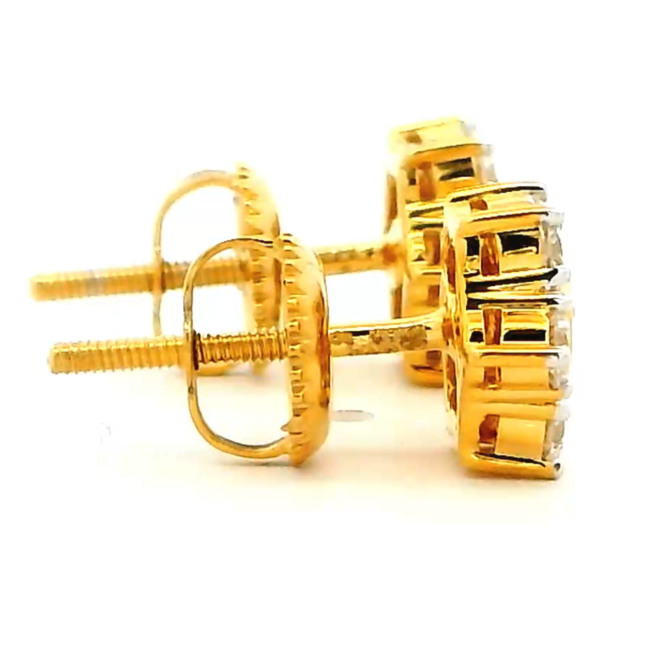 9K Lab Grown Diamond Earrings