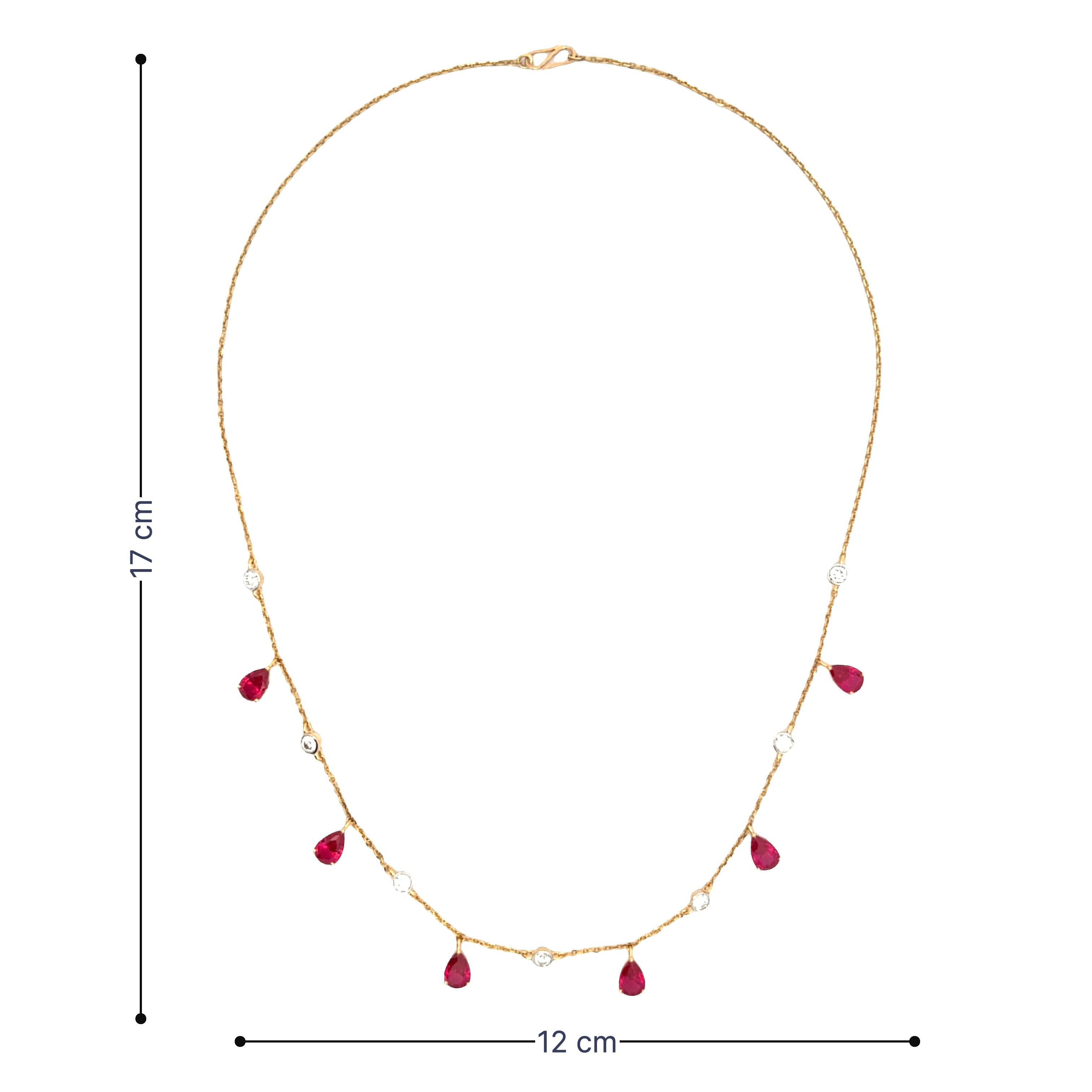 9K Lab Grown Diamond Necklace