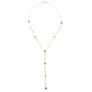 9K Lab Grown Diamond Colorstone Necklace