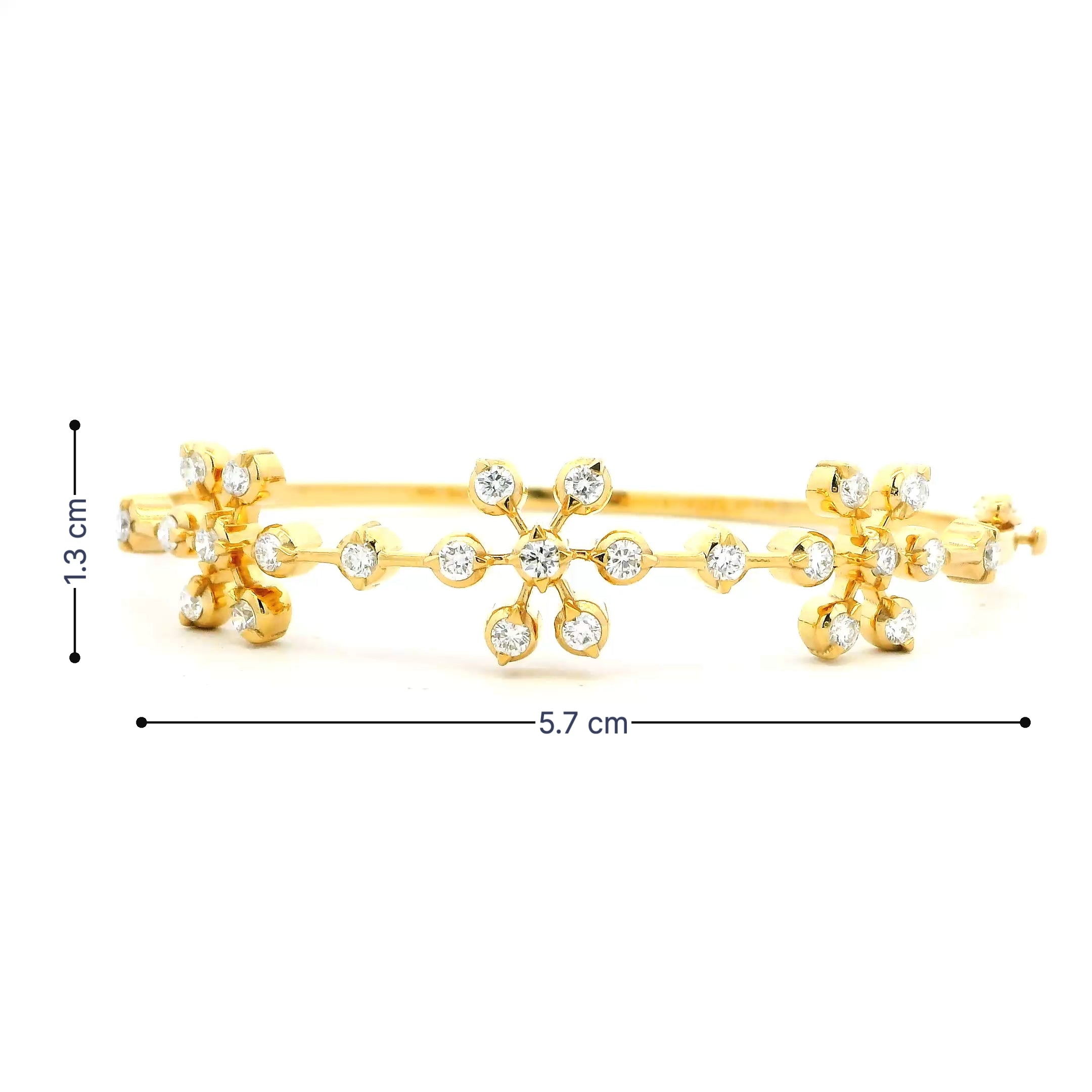 9K Lab Grown Diamond Bracelet