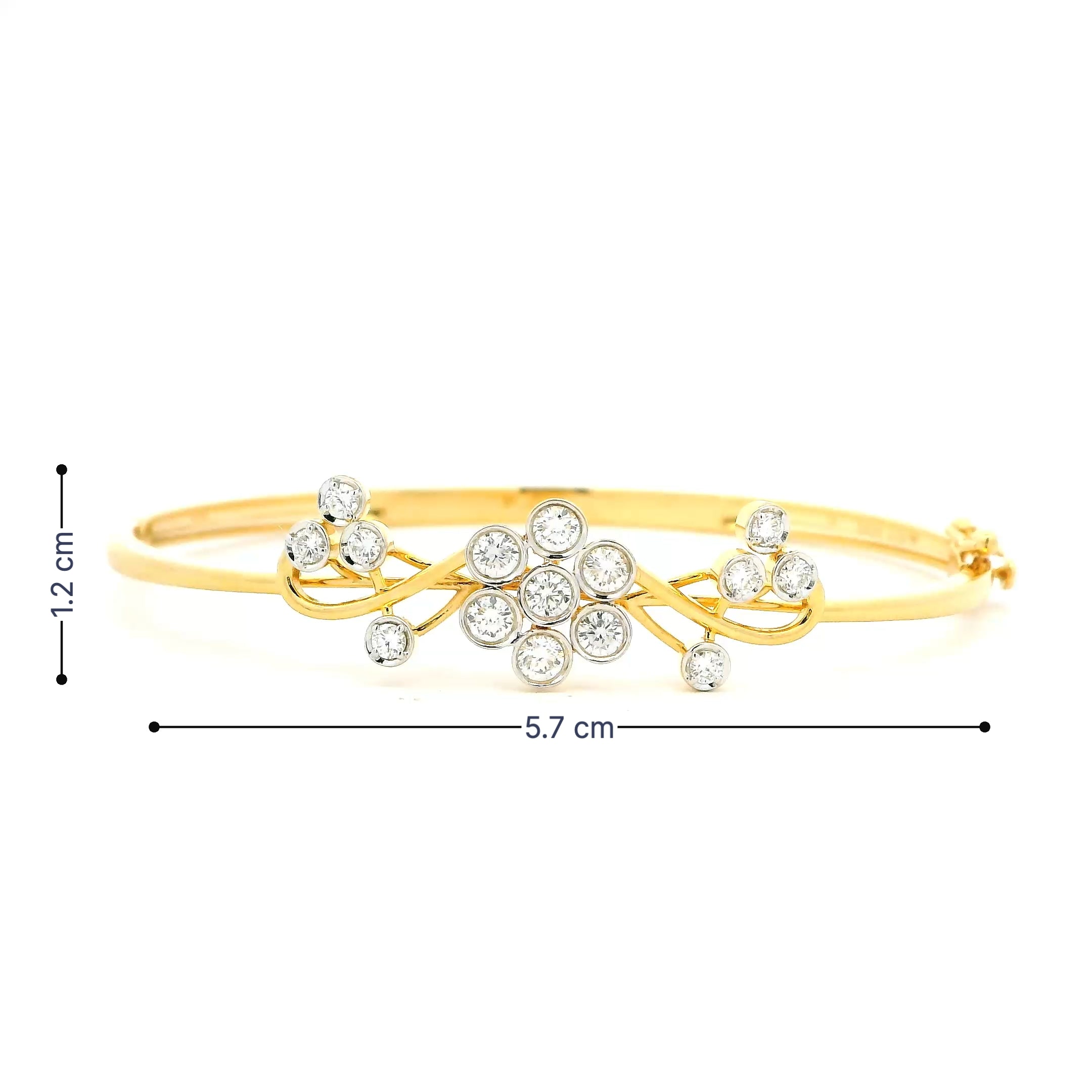 9K Lab Grown Diamond Bracelet