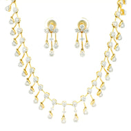 9K Lab Grown Diamond Necklace Set