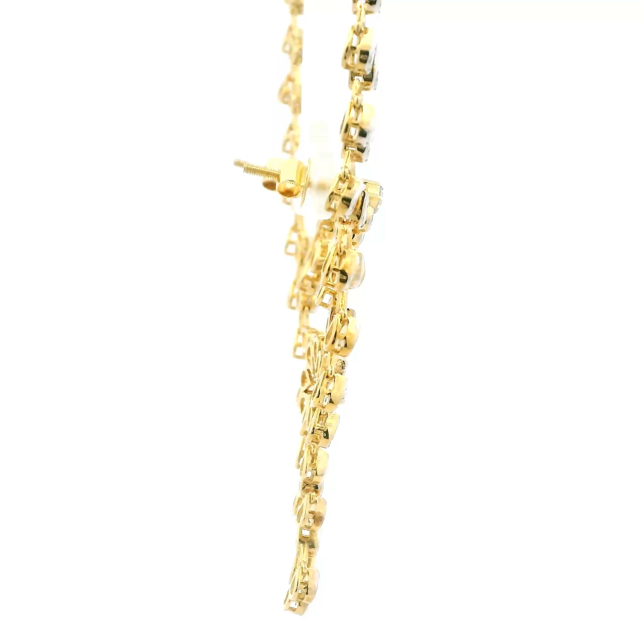 9K Lab Grown Diamond Necklace Set