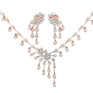 9K Lab Grown Diamond Necklace Set