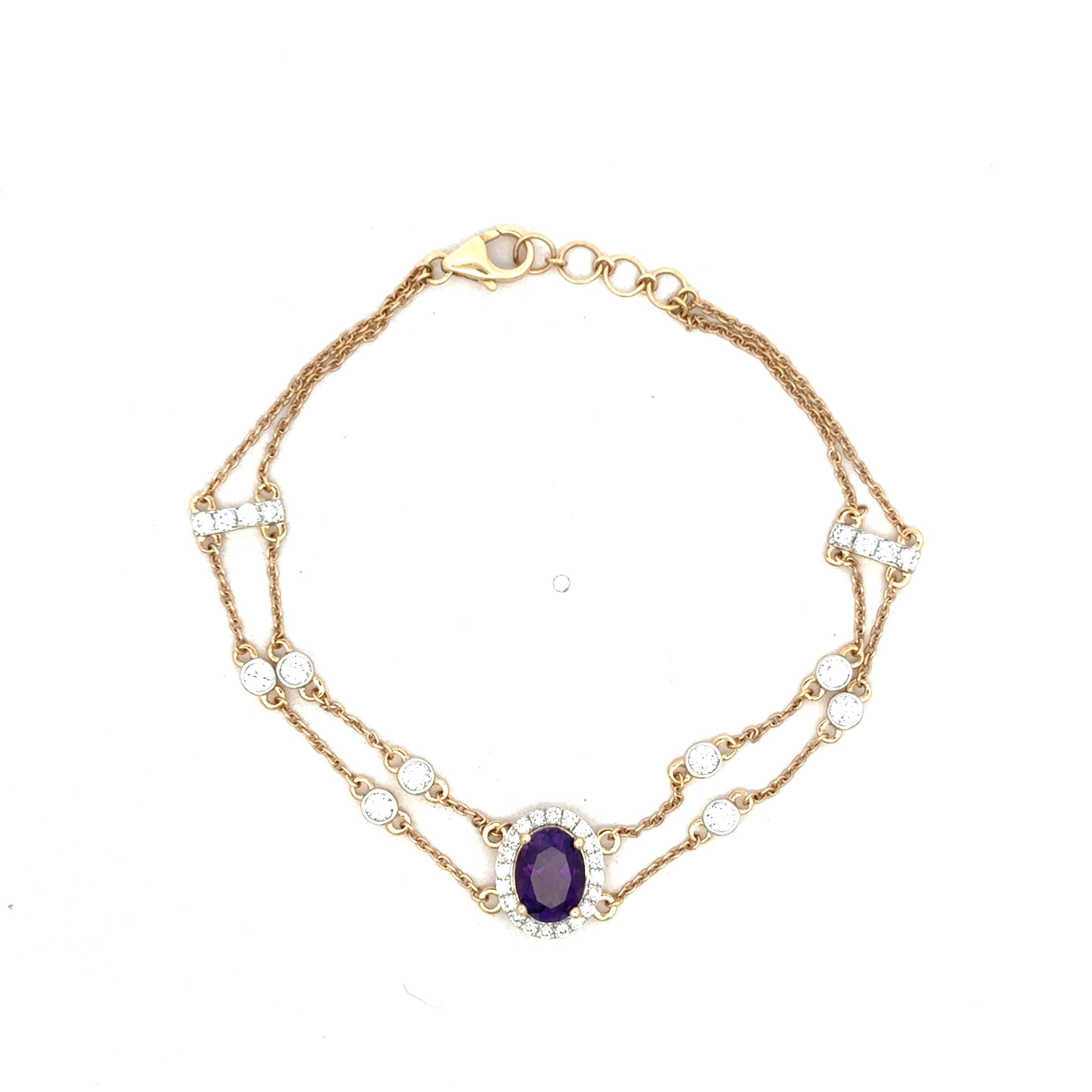 18K Lab Grown Diamond Bracelet