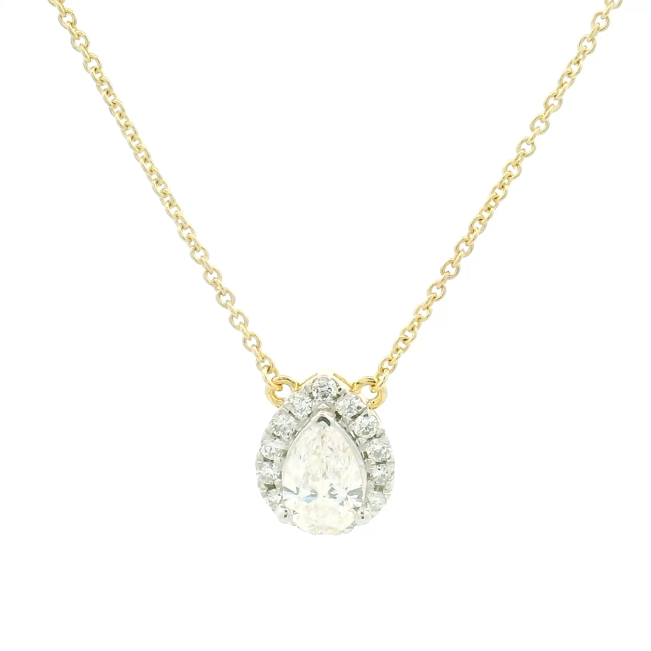 9K Lab Grown Diamond Necklace