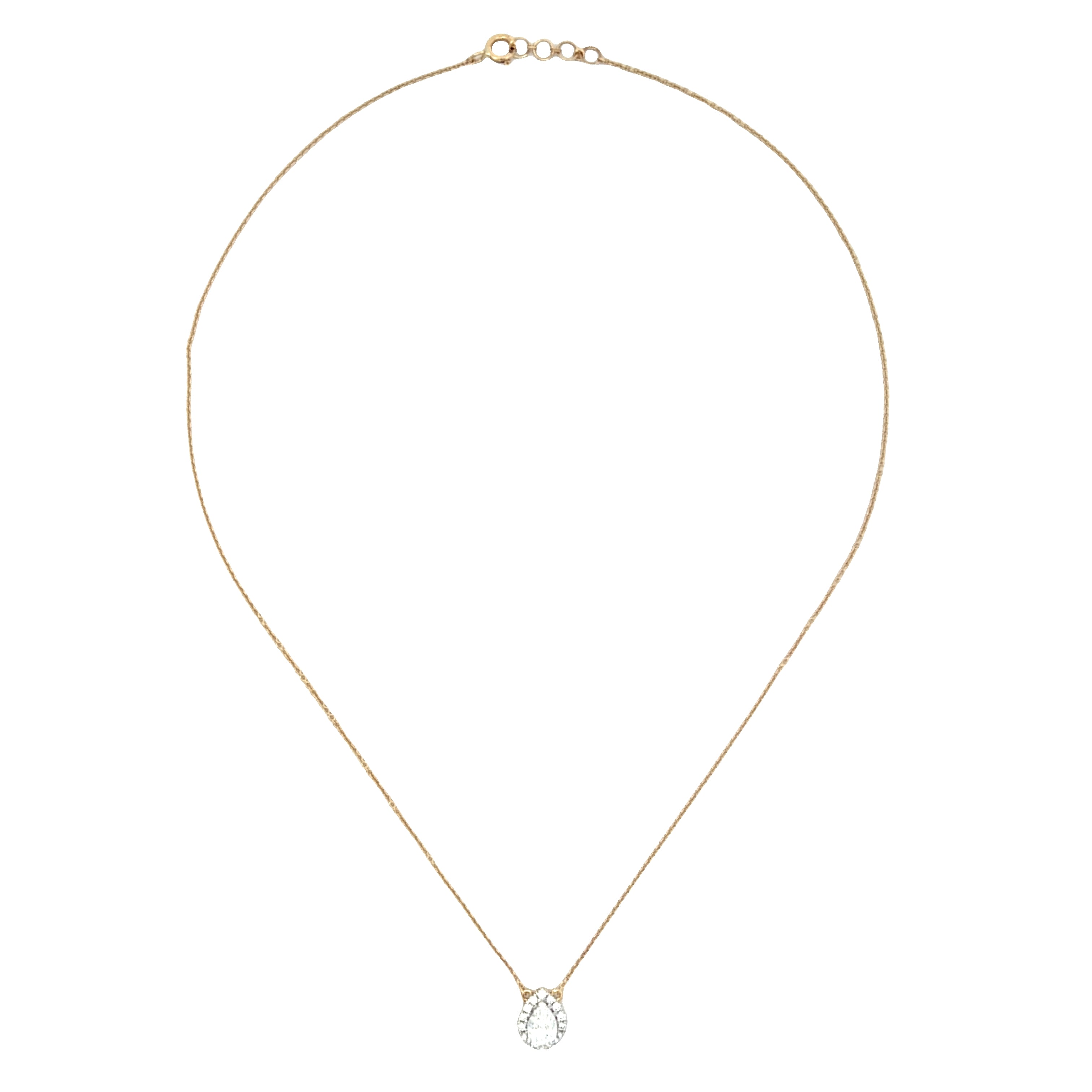 9K Lab Grown Diamond Necklace