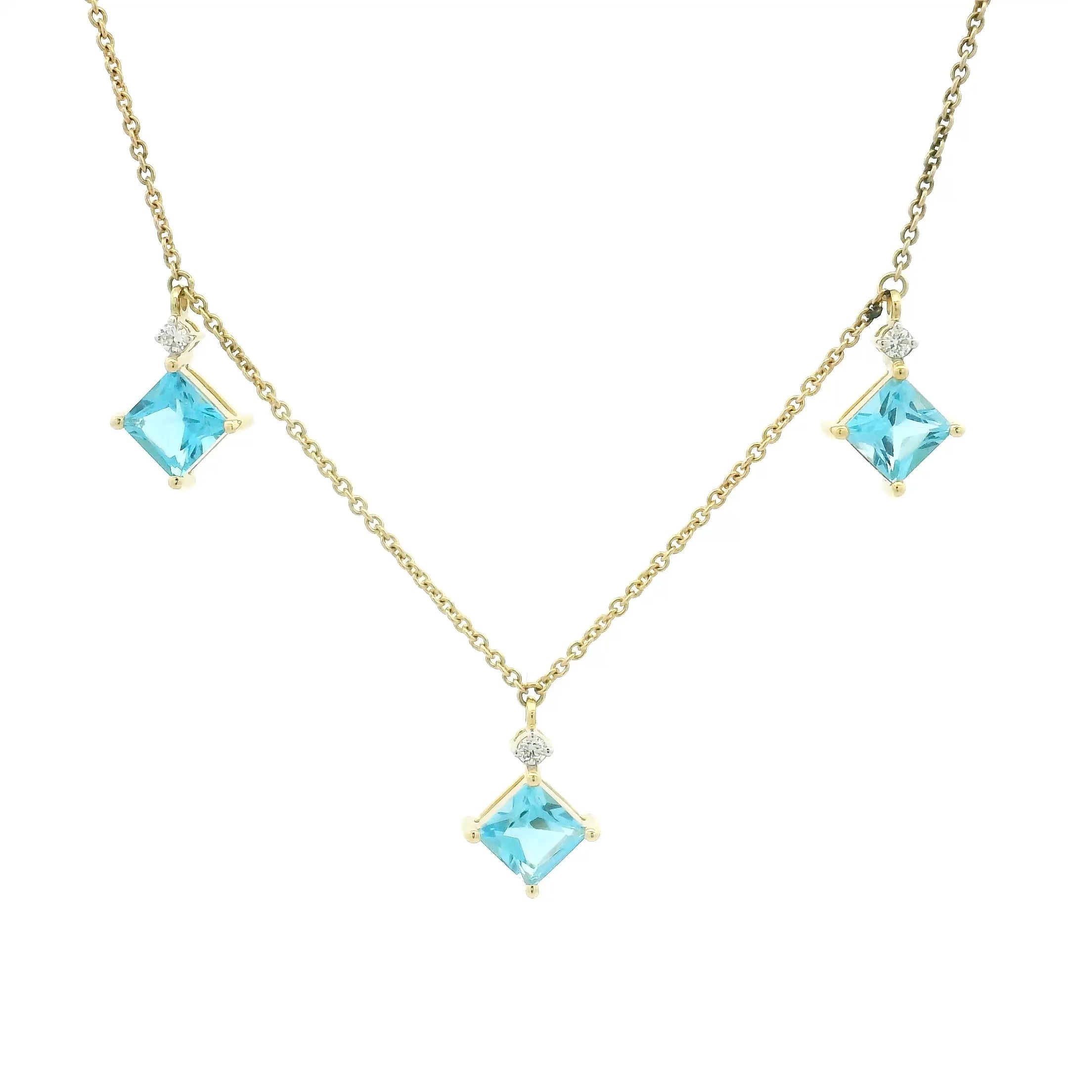 9K Lab Grown Diamond Necklace