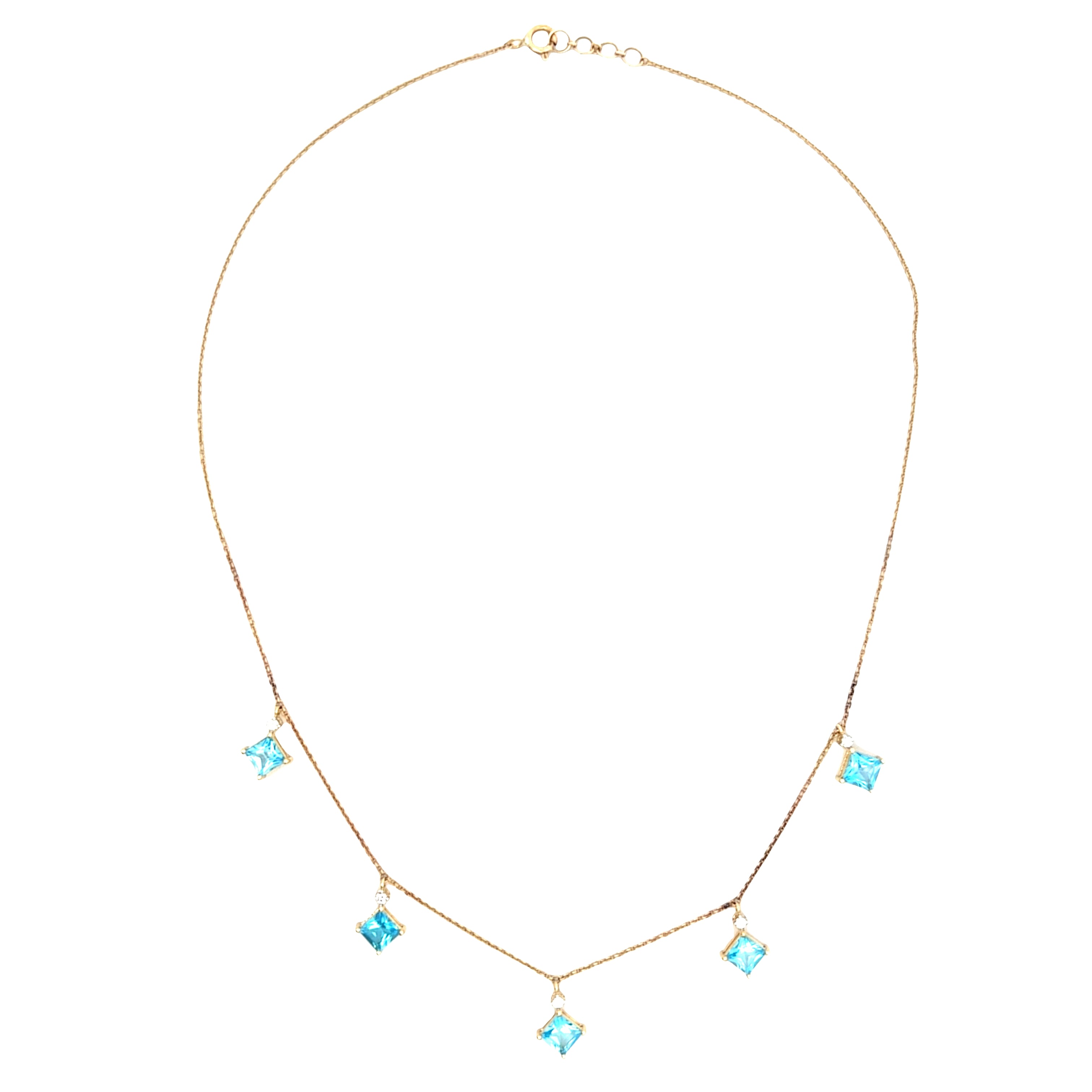 9K Lab Grown Diamond Necklace