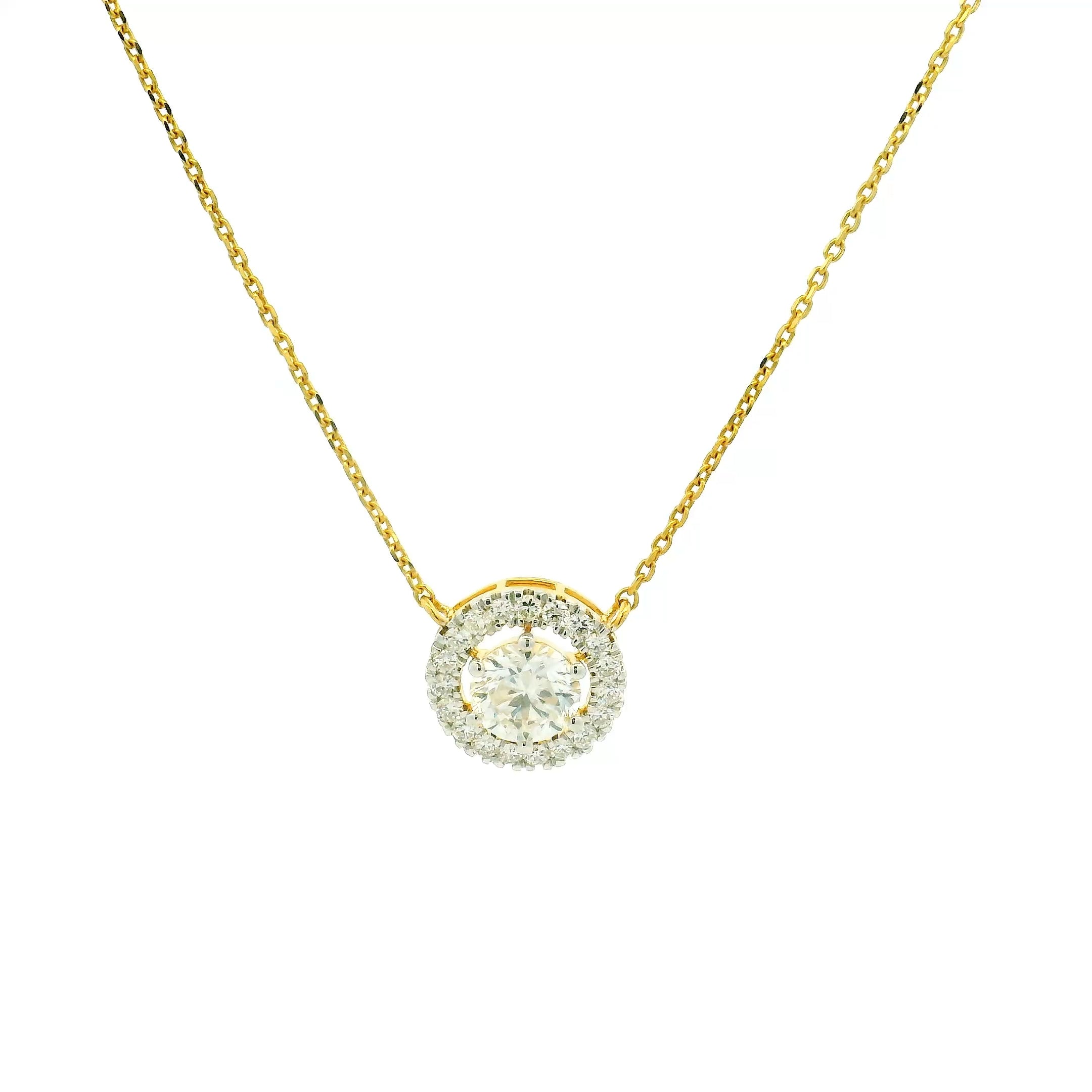 9K Lab Grown Diamond Necklace
