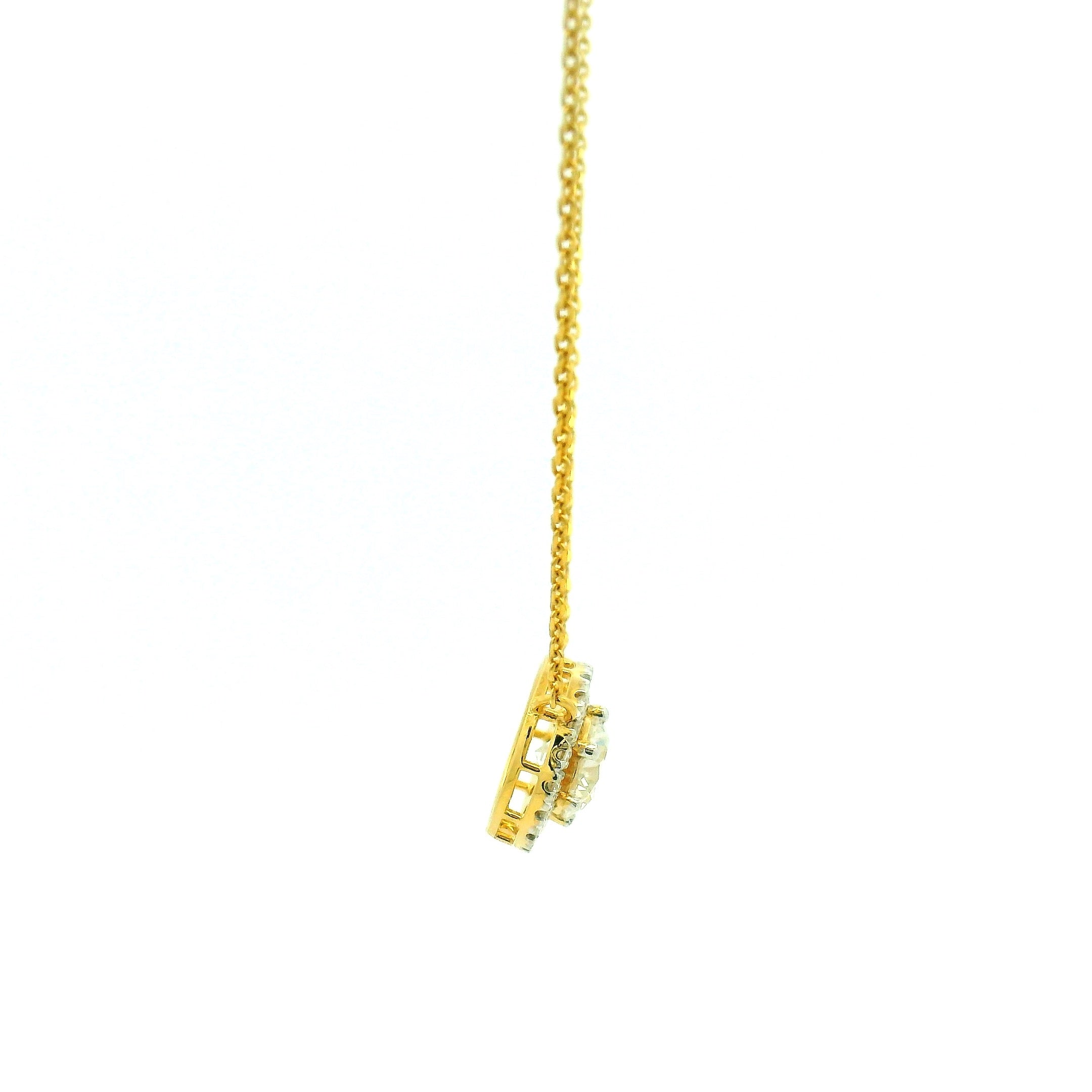 9K Lab Grown Diamond Necklace