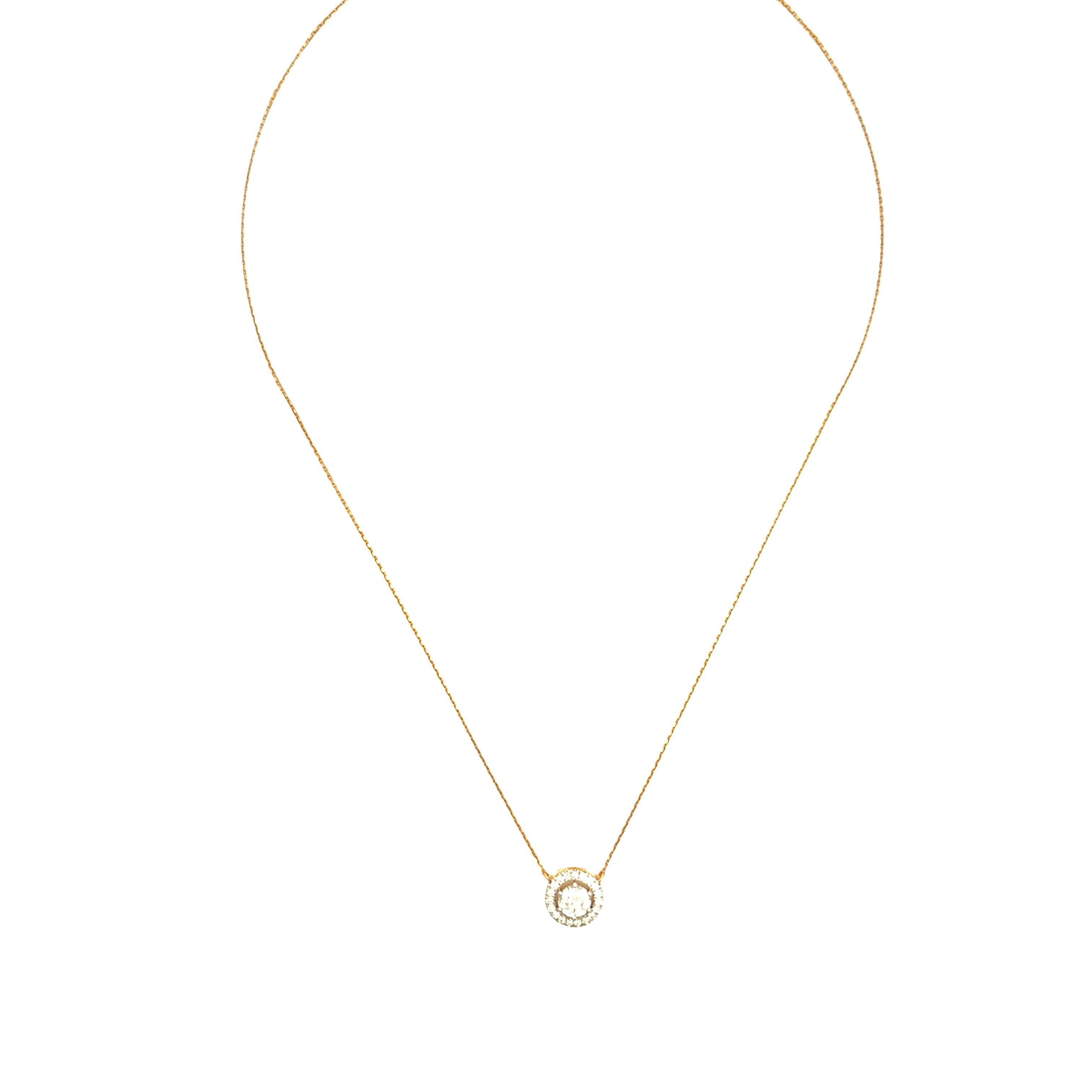 9K Lab Grown Diamond Necklace