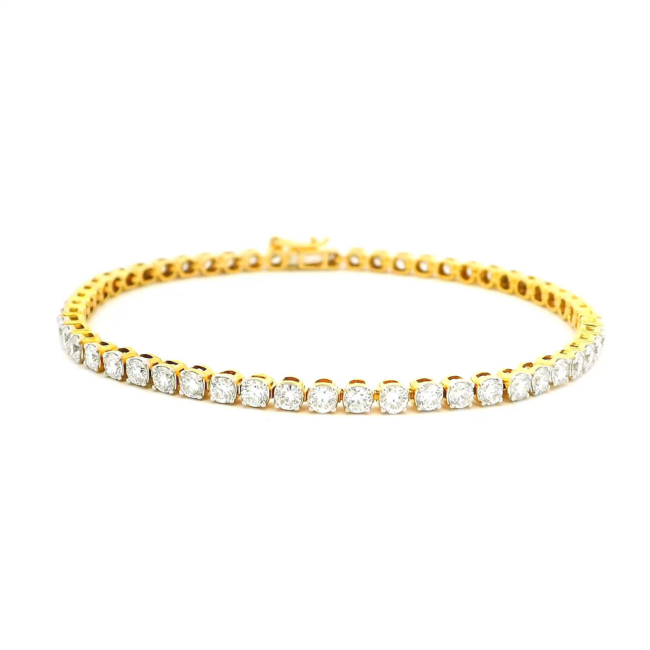 9K Lab Grown Diamond Bracelet