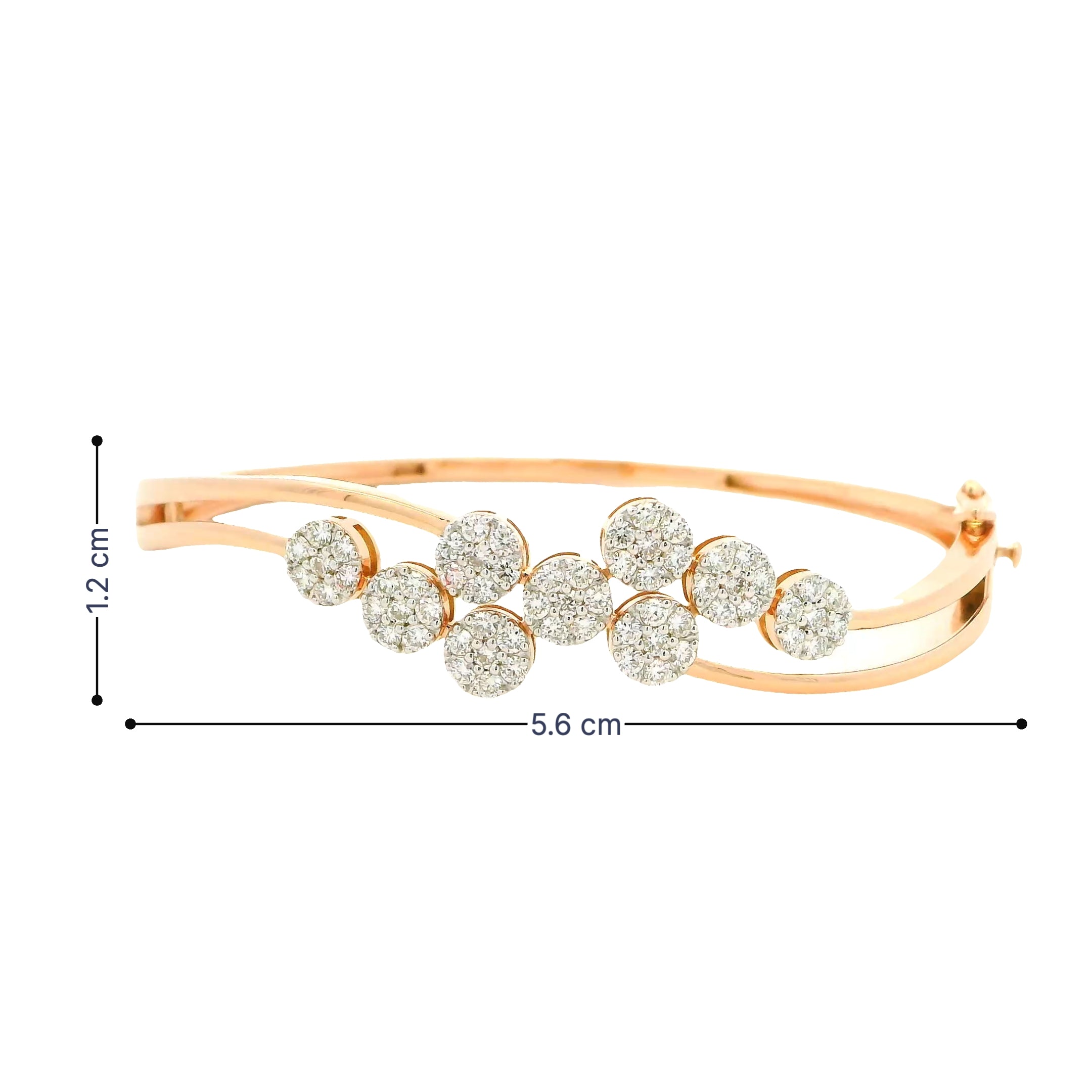14K Lab Grown Diamond Bracelet