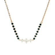 14K Lab Grown Diamond Mangalsutra