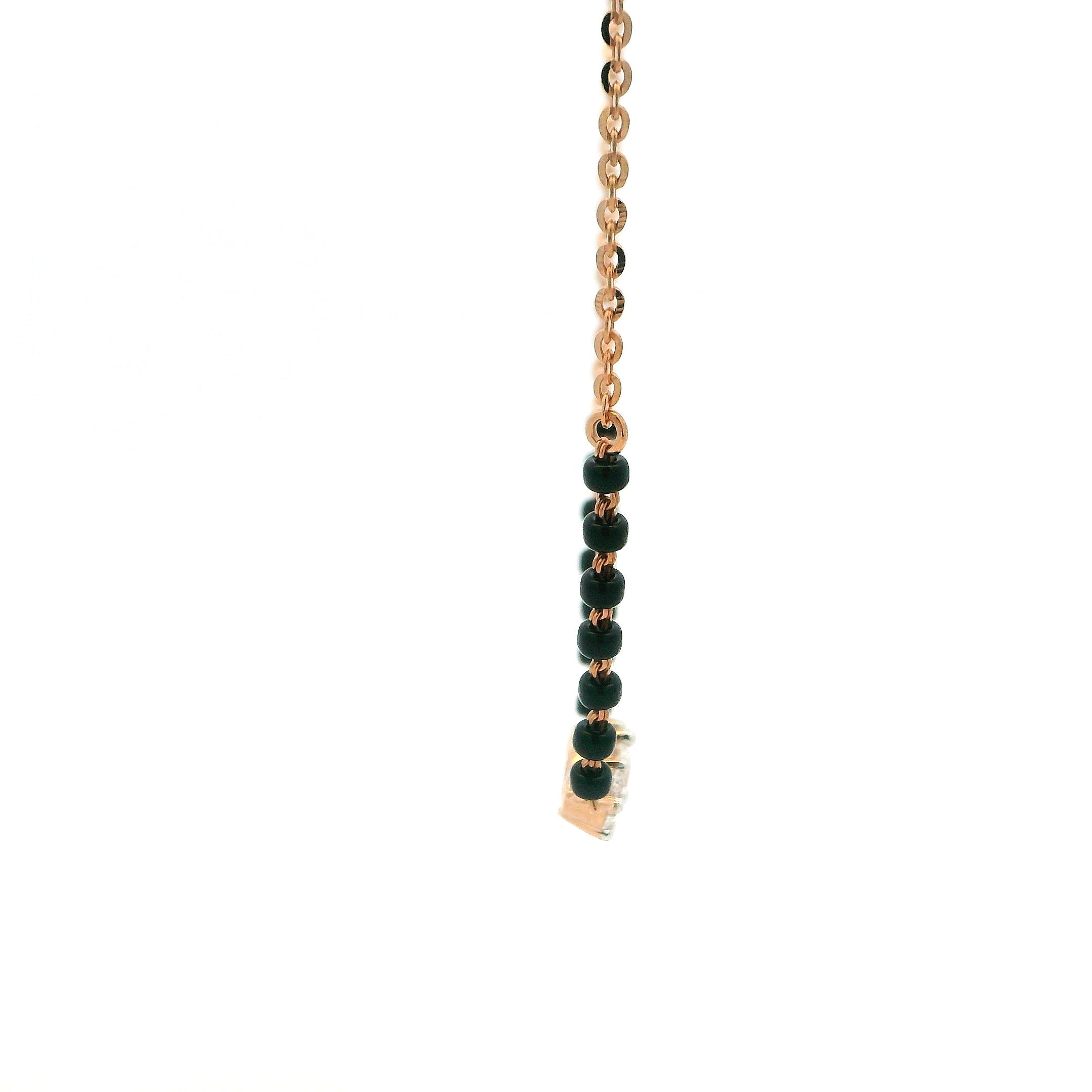 14K Lab Grown Diamond Mangalsutra