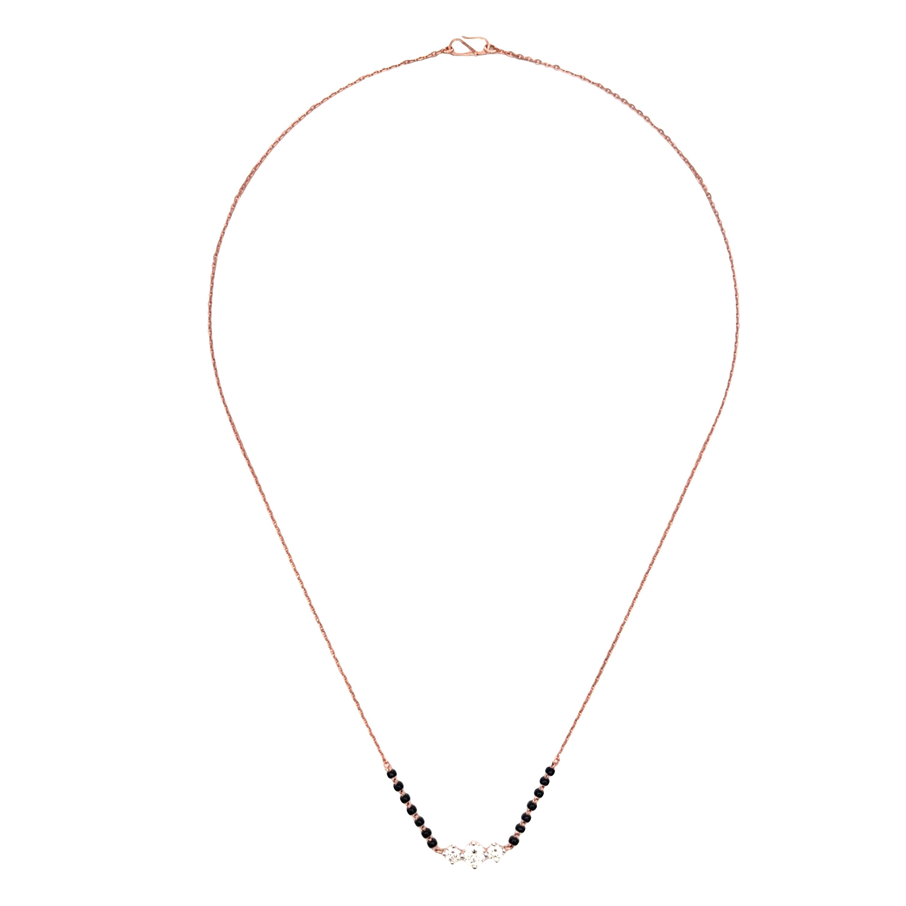 14K Lab Grown Diamond Mangalsutra