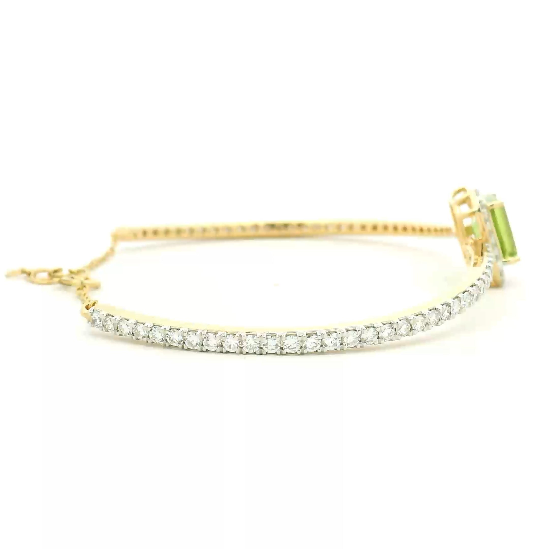 18K Lab Grown Diamond Bracelet