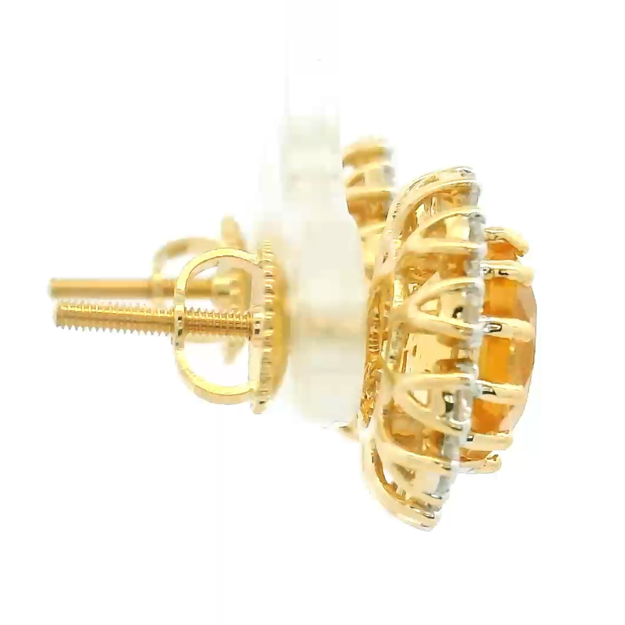 18K Lab Grown Diamond Earrings