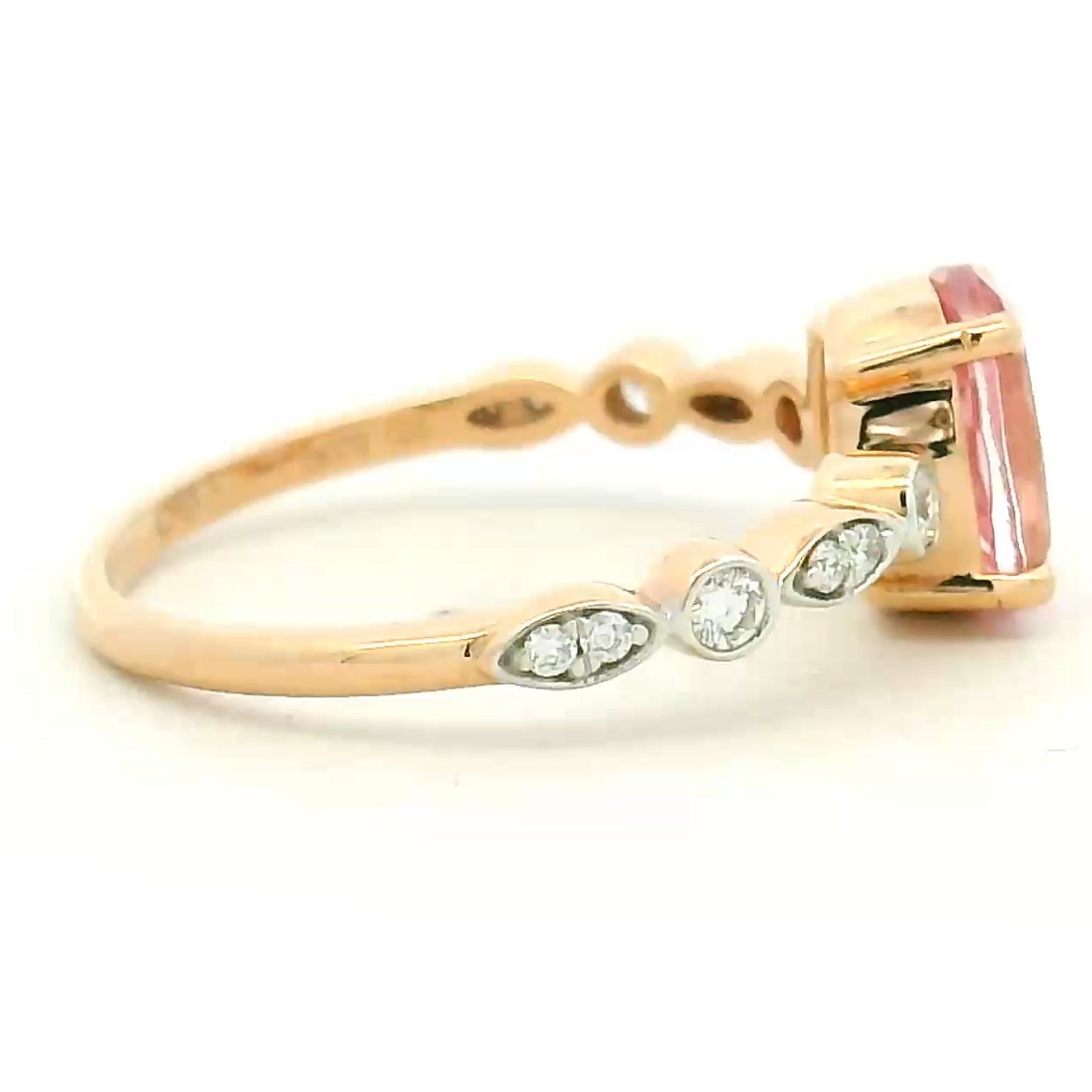 18K Lab Grown Diamond Ring