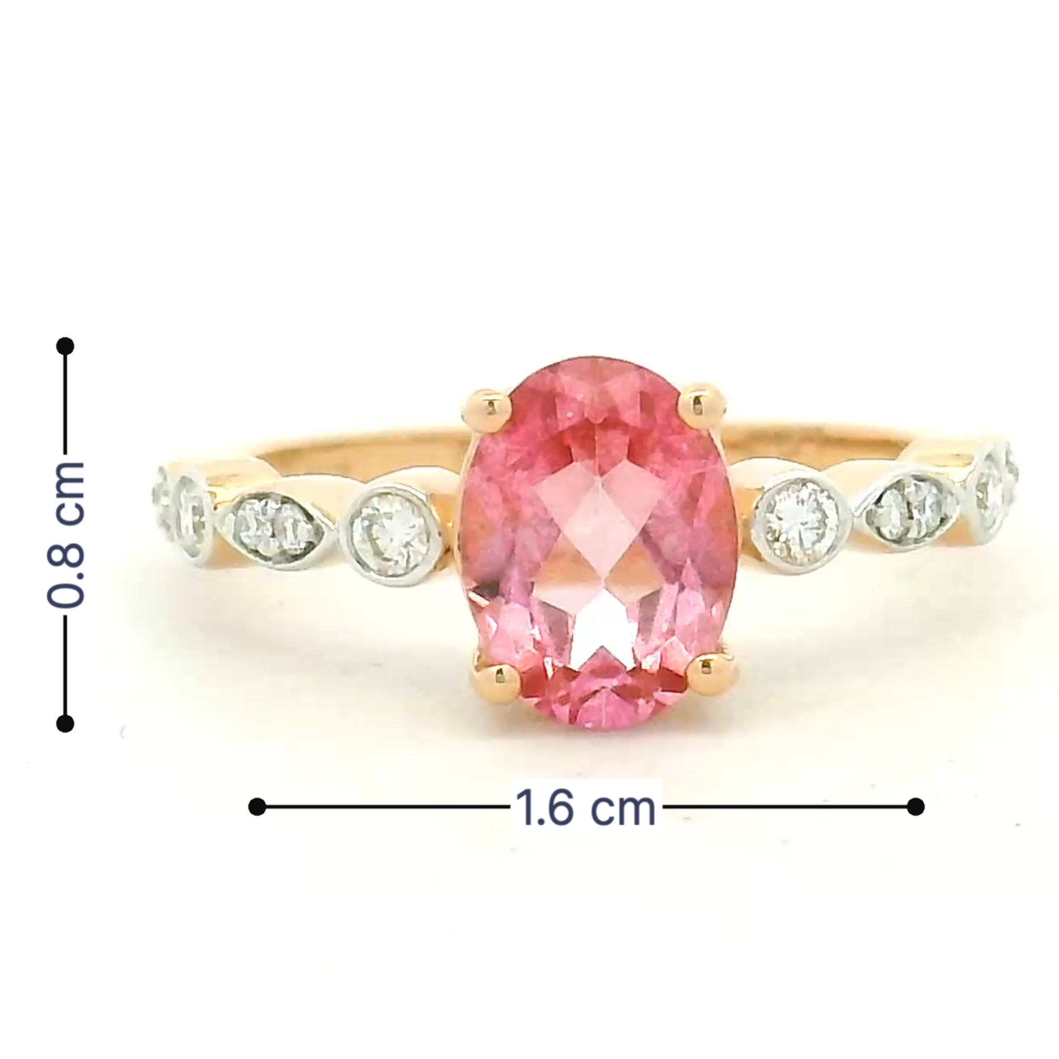 18K Lab Grown Diamond Ring