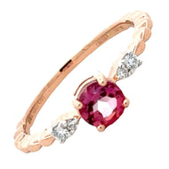 18K Lab Grown Diamond Ring