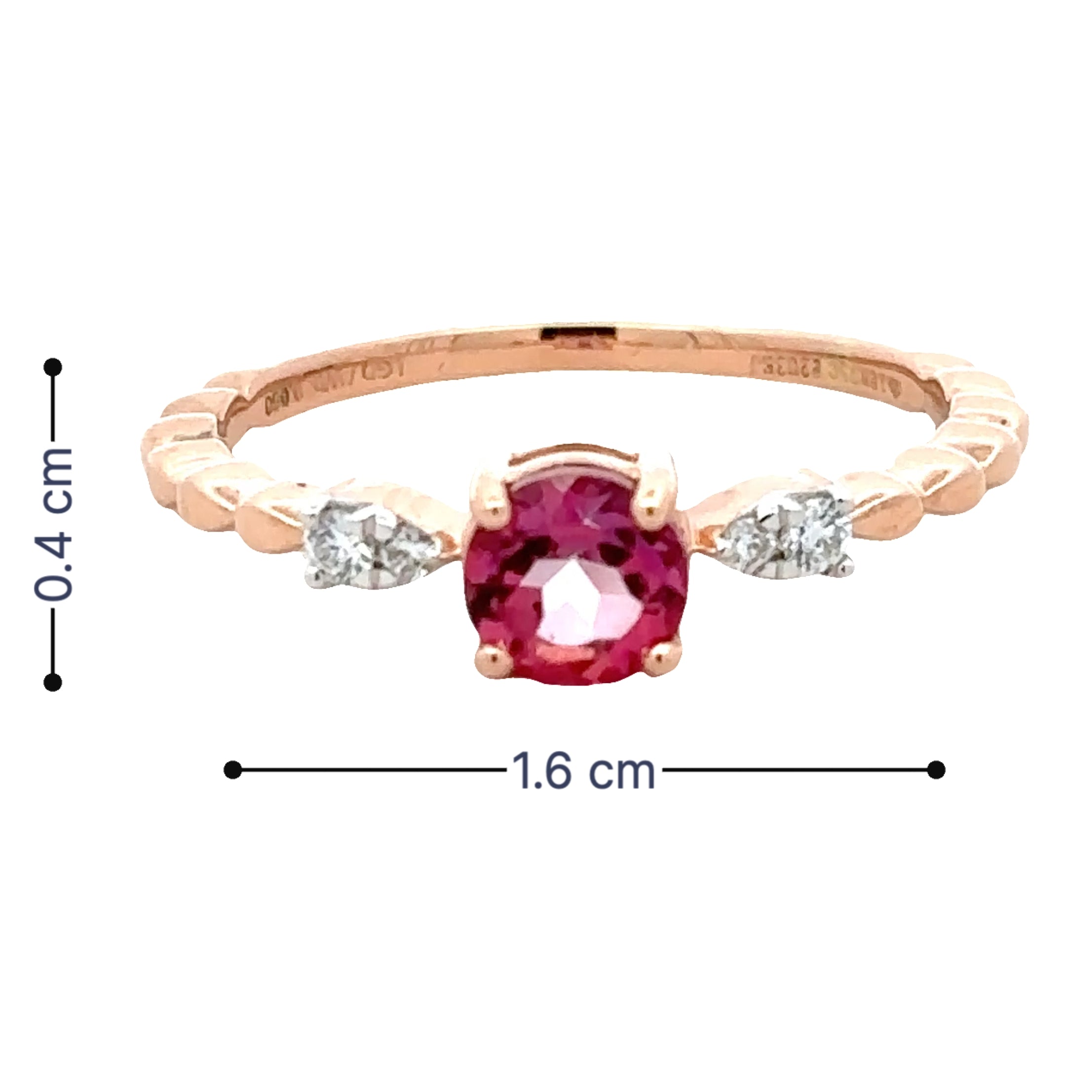 18K Lab Grown Diamond Ring
