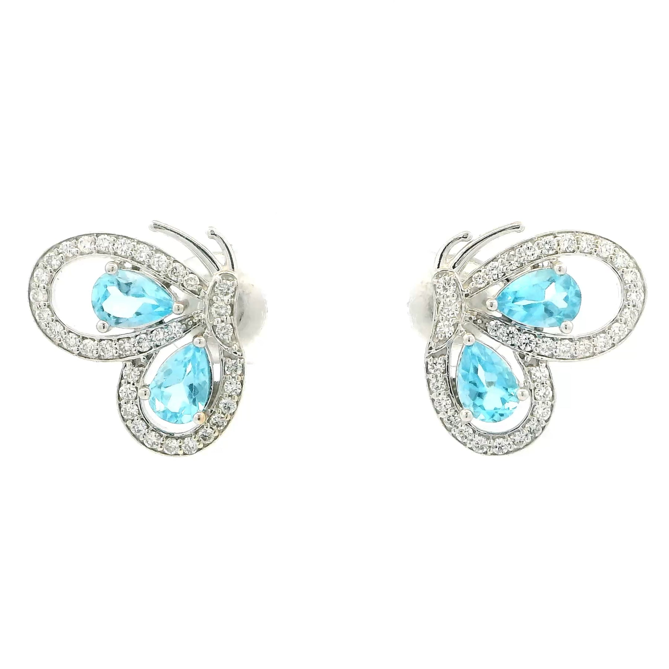 9K Lab Grown Diamond Earrings